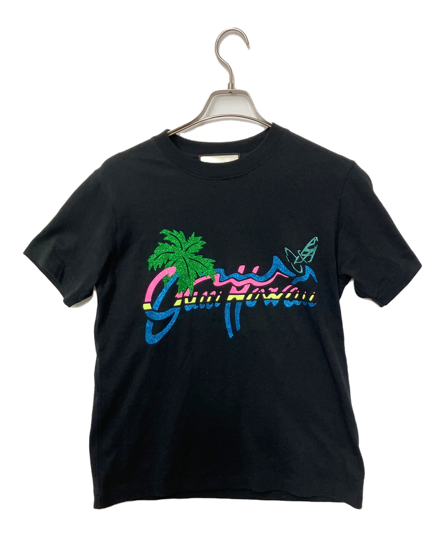美品　GUCCI レディース　半袖Tシャツ　XS 黒 中古・古着通販】GUCCI (グッチ) 半袖カットソー ブラック サイズ:XS