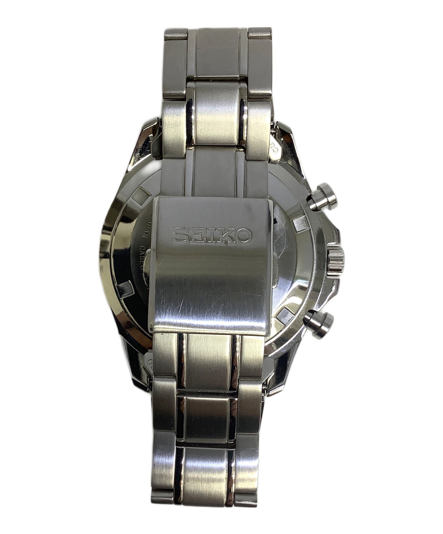 中古・古着通販】SEIKO (セイコー) クロノグラフ ブラック｜ブランド
