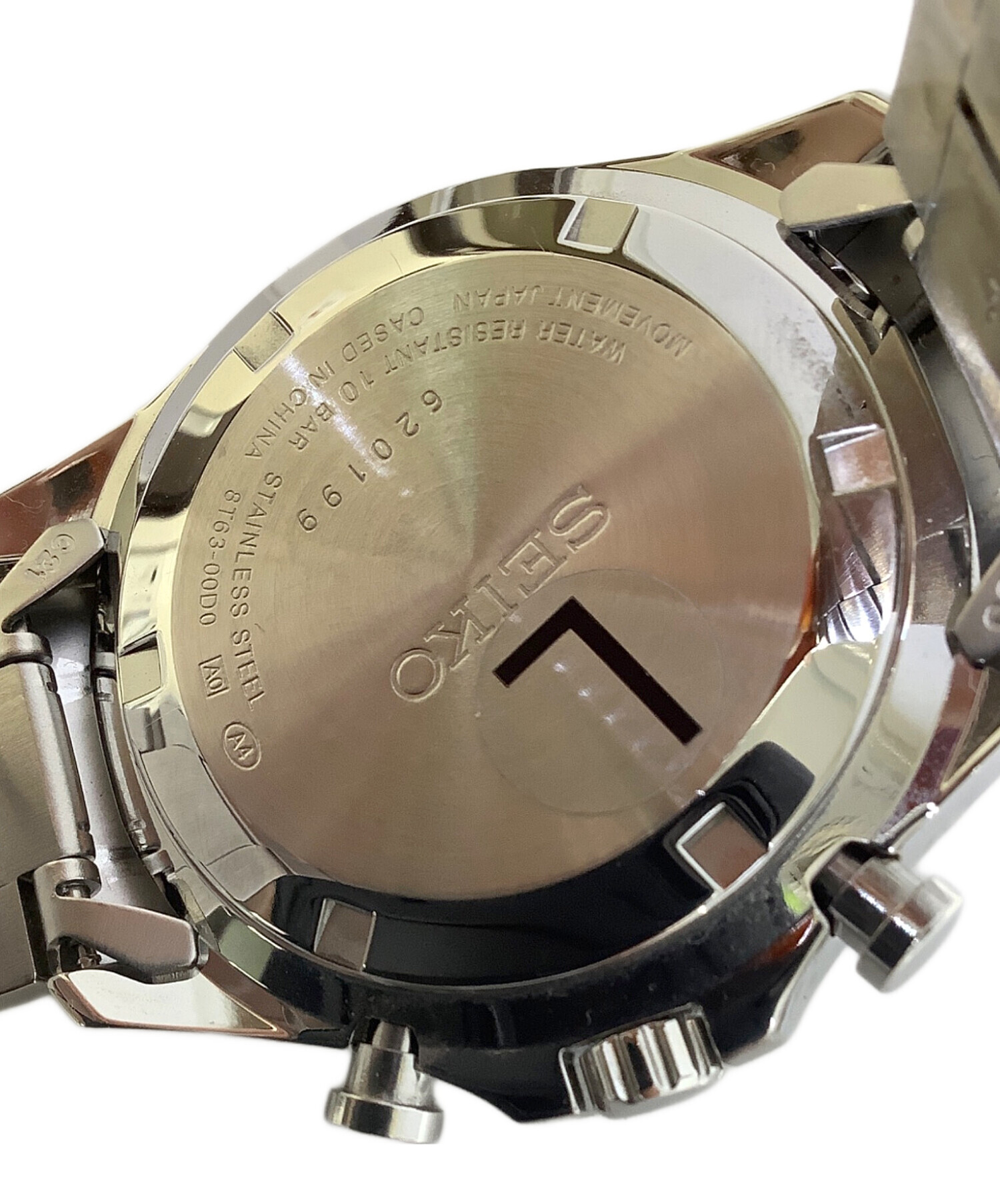 中古・古着通販】SEIKO (セイコー) クロノグラフ ブラック｜ブランド