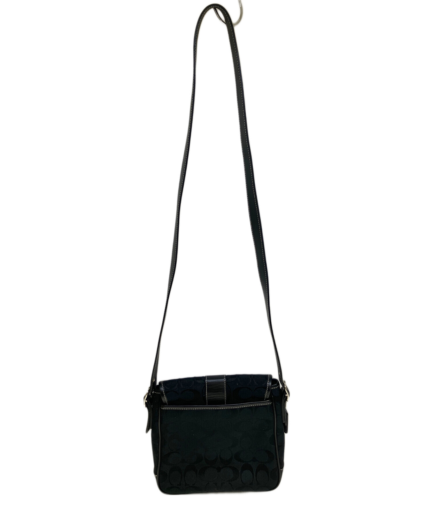 COACH ブラック ショルダーバッグ未使用品　定価42000 中古・古着通販】COACH (コーチ) ショルダーバッグ ブラック｜ブランド