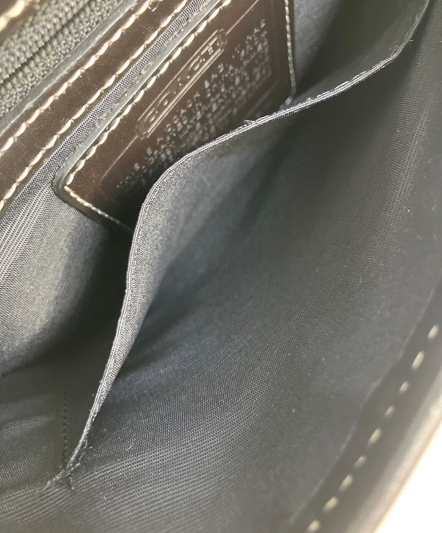 中古・古着通販】COACH (コーチ) ショルダーバッグ ブラック｜ブランド