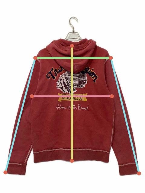 中古・古着通販】TRUE RELIGION (トゥルー レリジョン) ジップパーカー