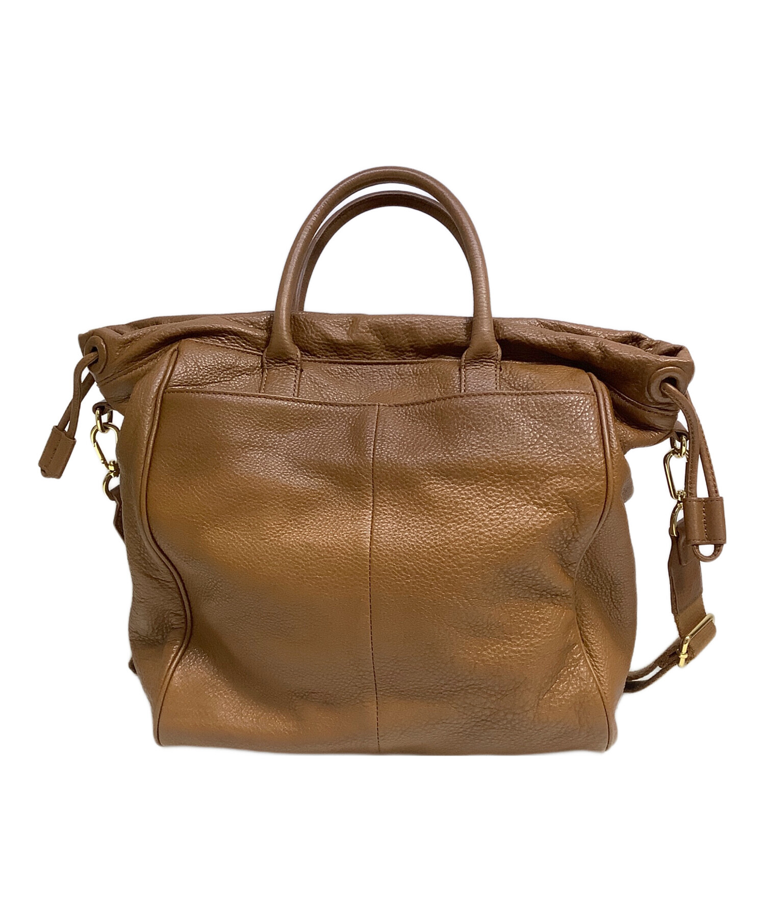 中古・古着通販】TORY BURCH (トリーバーチ) ハンドバッグ ブラウン 