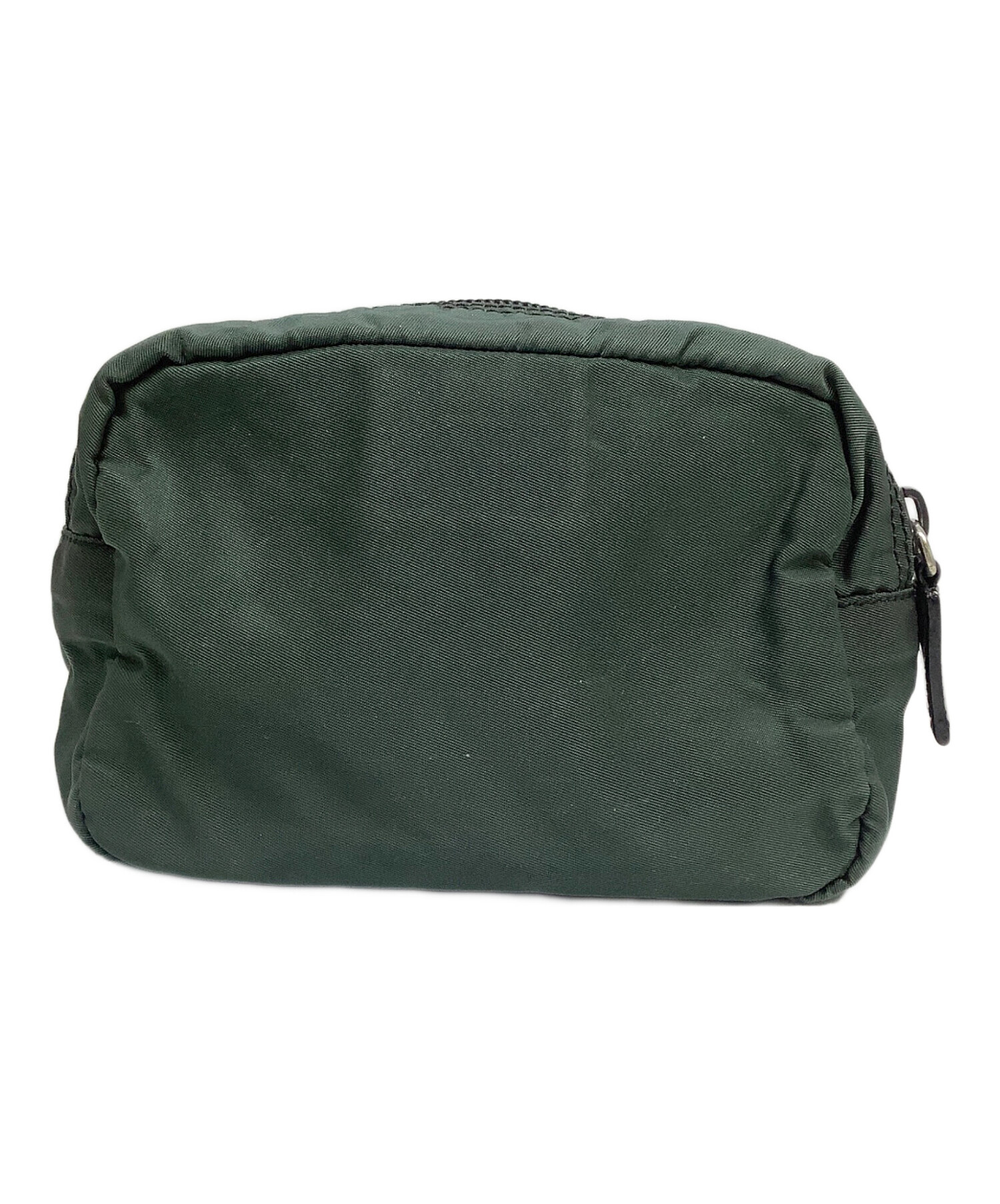 中古・古着通販】PRADA (プラダ) ポーチ グリーン｜ブランド・古着通販