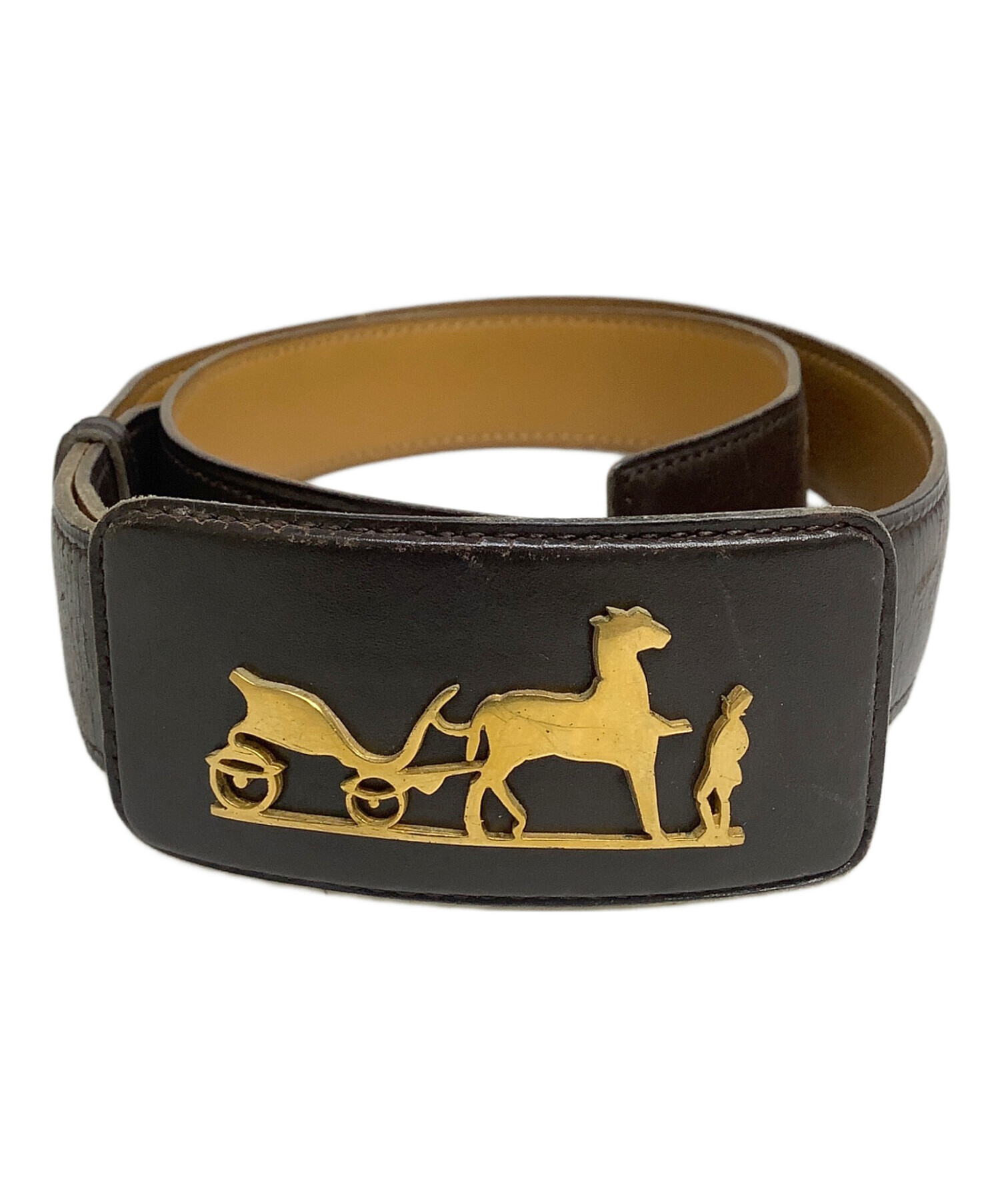 中古・古着通販】HERMES (エルメス) ベルト ブラウン｜ブランド・古着