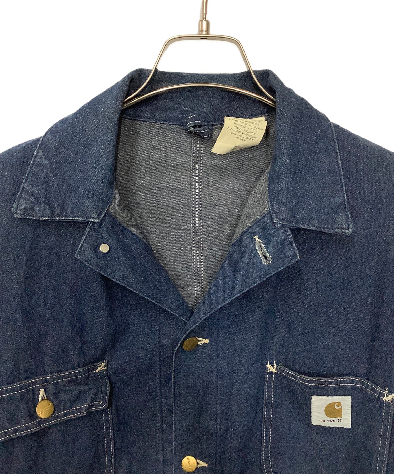 中古・古着通販】CarHartt (カーハート) カバーオール インディゴ