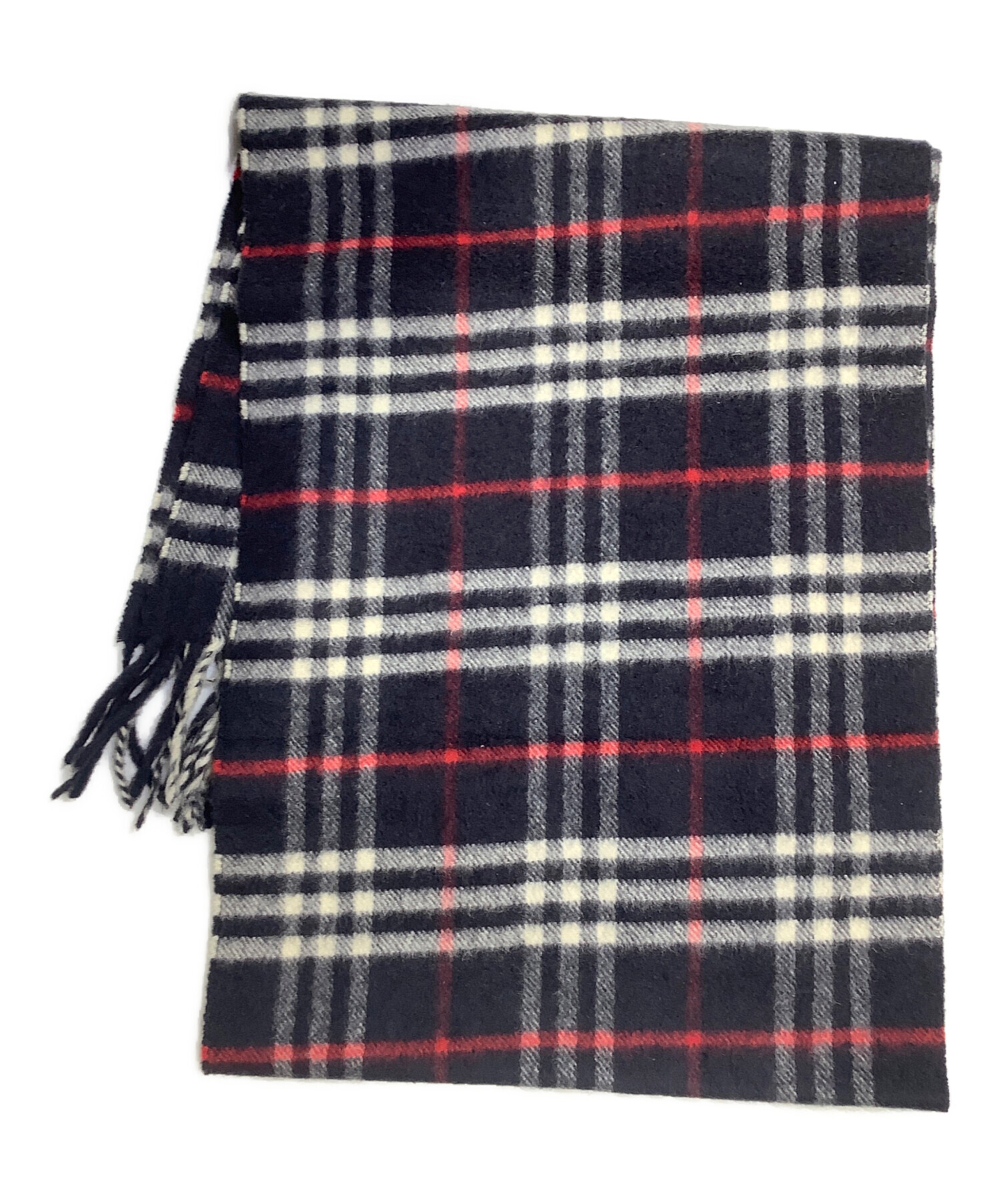 中古・古着通販】BURBERRY (バーバリー) ノバチェックカシミヤマフラー