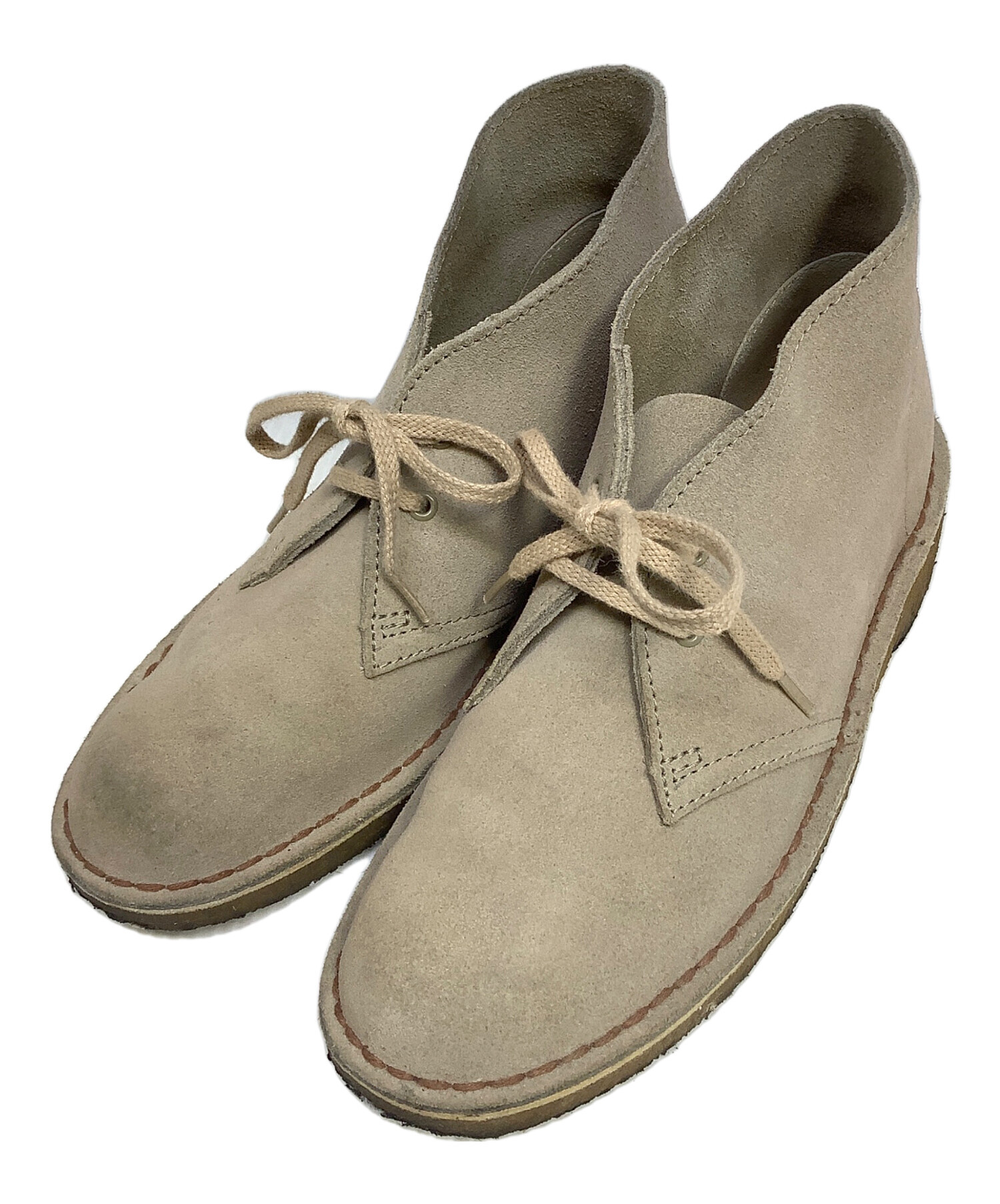 中古・古着通販】CLARKS (クラークス) ブーツ ベージュ サイズ:US6