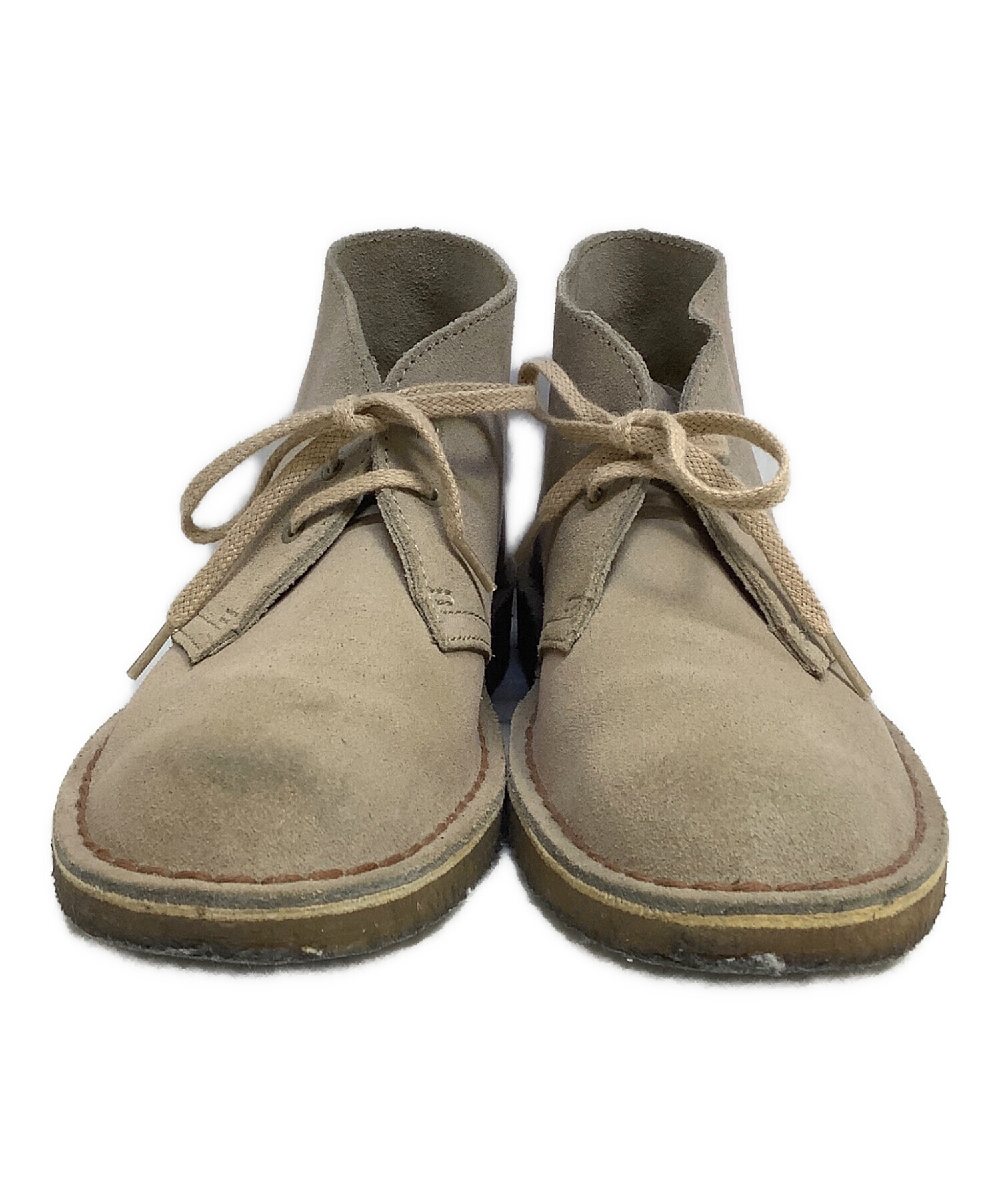 clarks クラークス ブーツ 26cm ベージュ 【古着】【中古】【送料無料】 中古・古着通販】CLARKS (クラークス) ブーツ ベージュ サイズ:US6