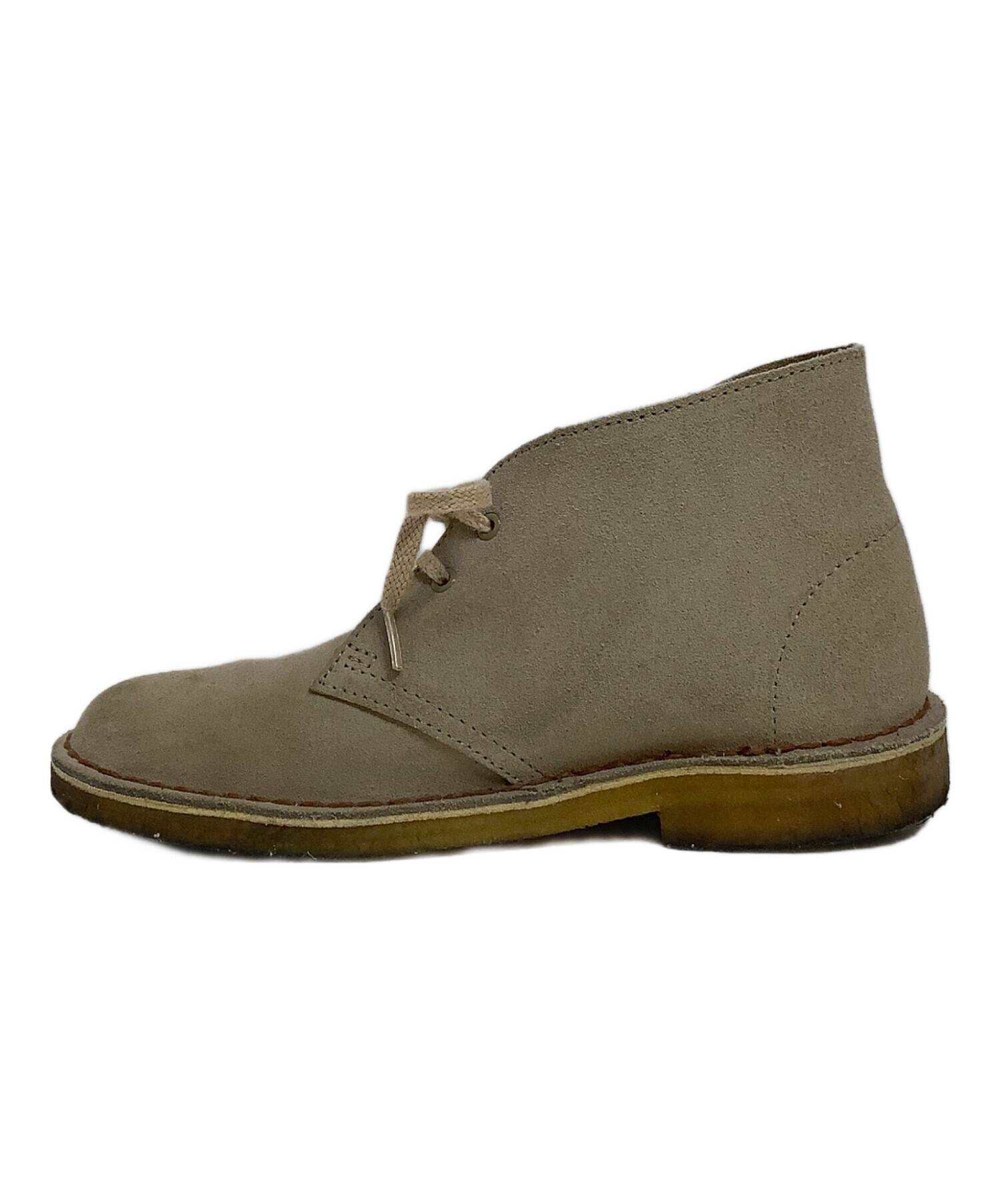 中古・古着通販】CLARKS (クラークス) ブーツ ベージュ サイズ:US6