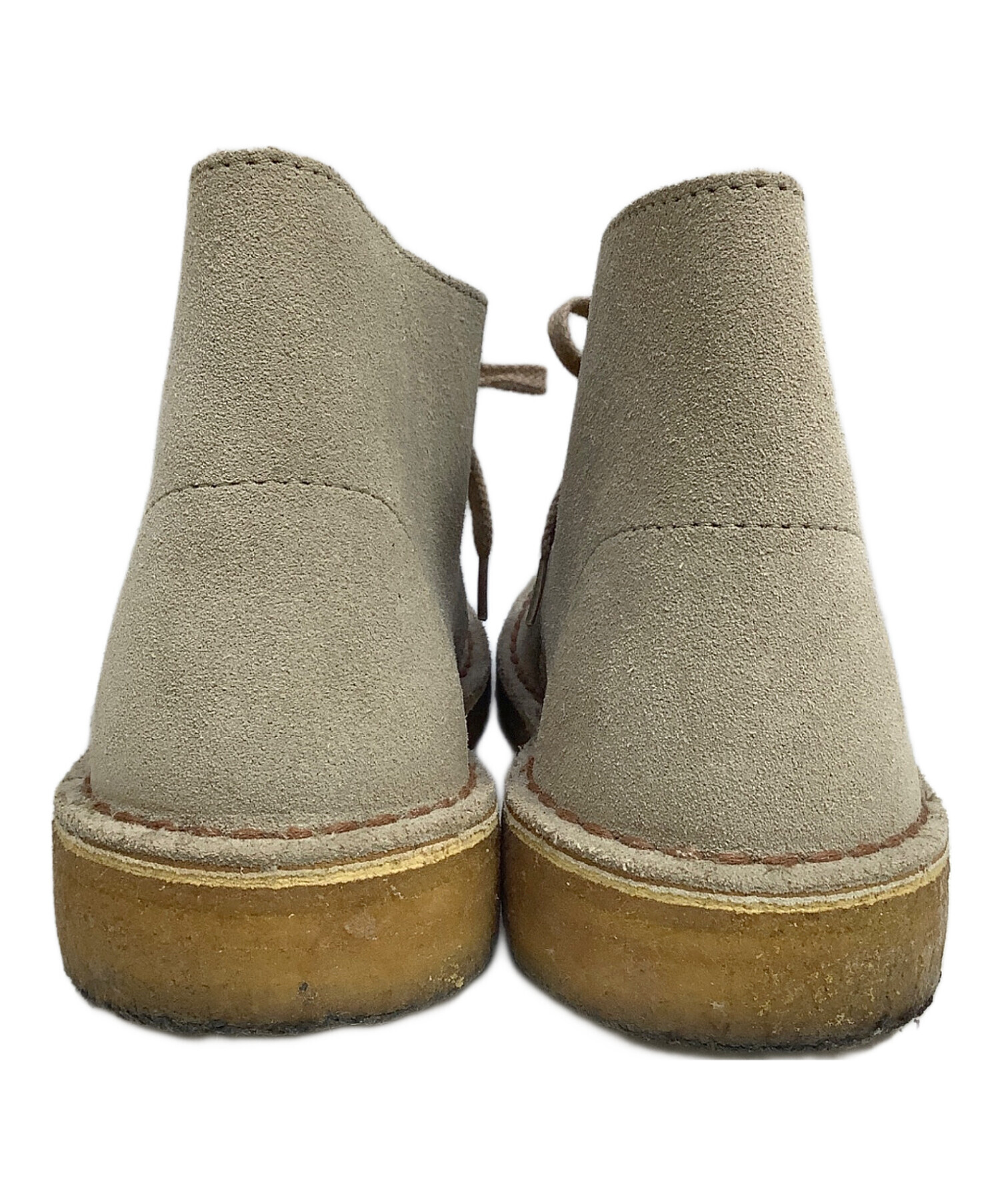 中古・古着通販】CLARKS (クラークス) ブーツ ベージュ サイズ:US6 1/2