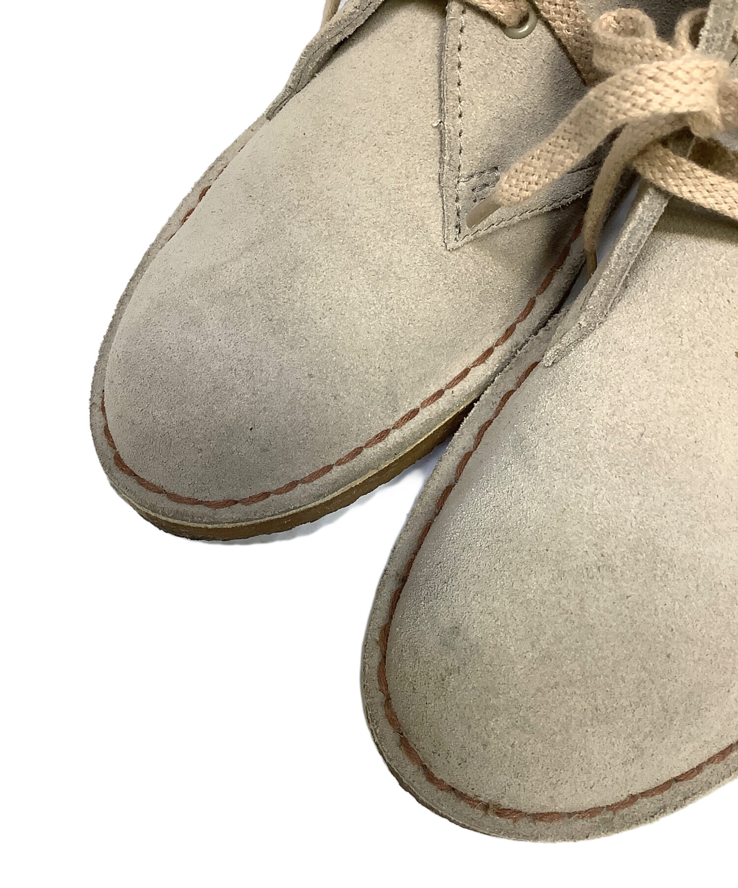 中古・古着通販】CLARKS (クラークス) ブーツ ベージュ サイズ:US6 1/2