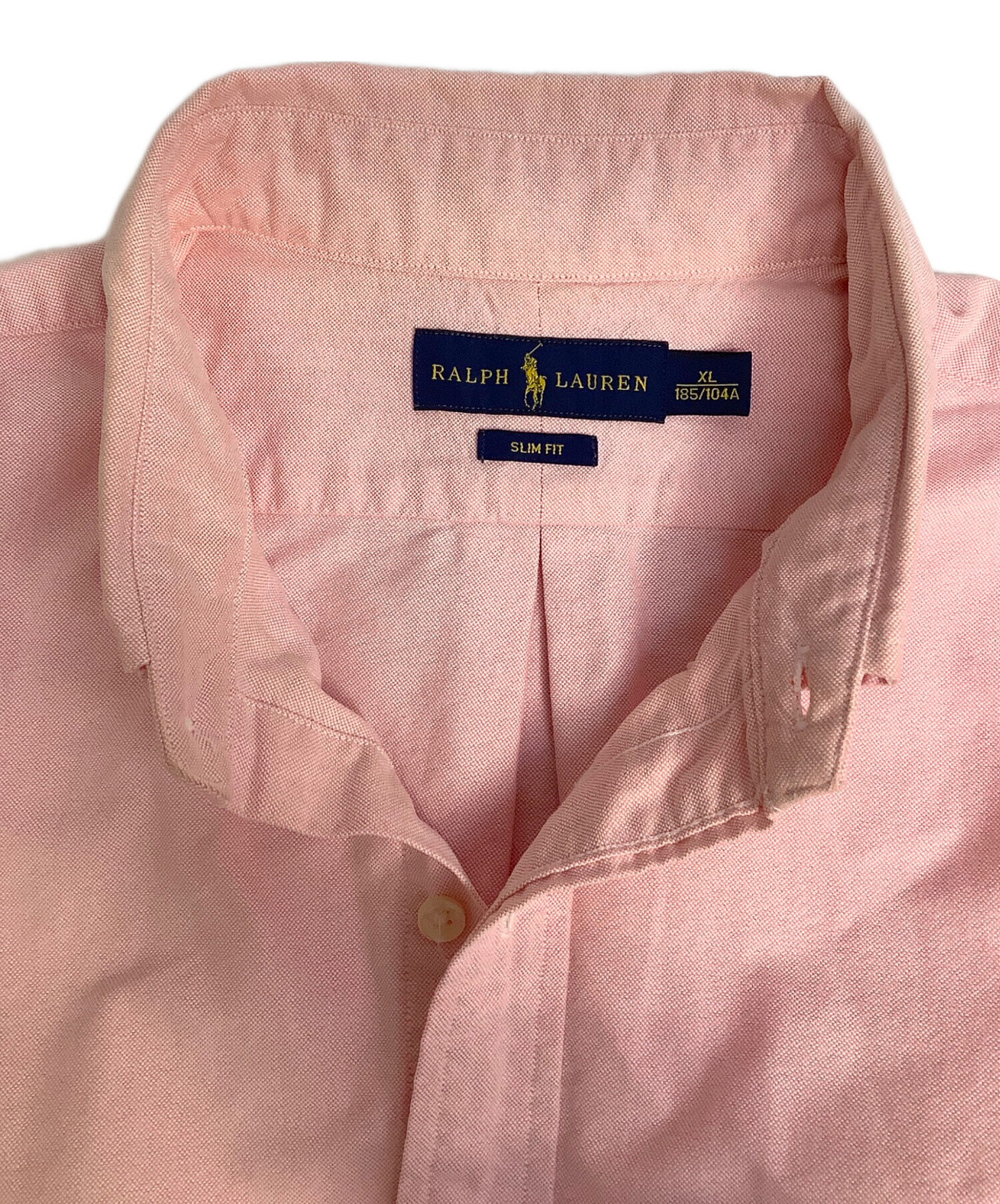 中古・古着通販】RALPH LAUREN (ラルフローレン) 長袖シャツ ピンク 