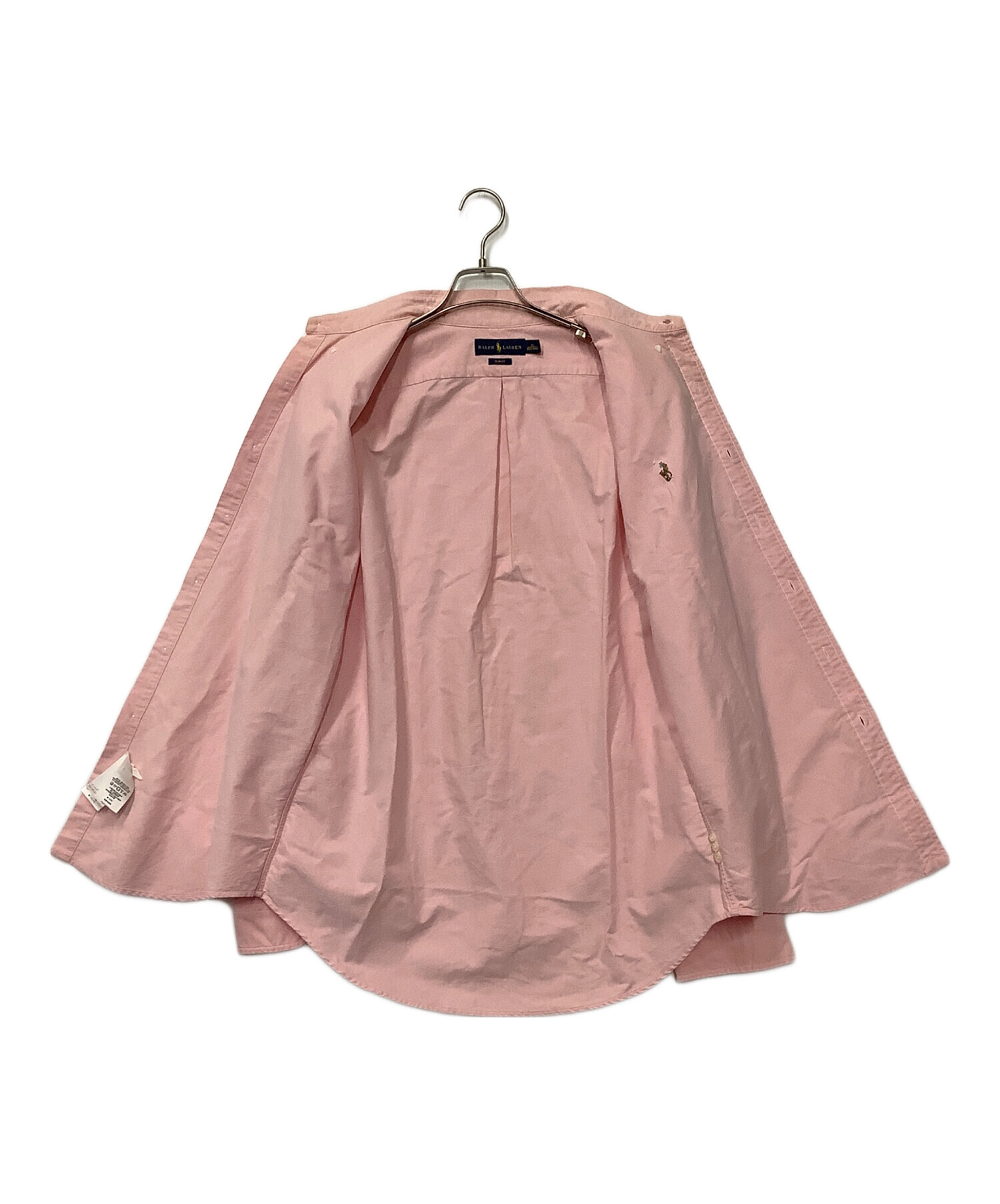 中古・古着通販】RALPH LAUREN (ラルフローレン) 長袖シャツ ピンク 