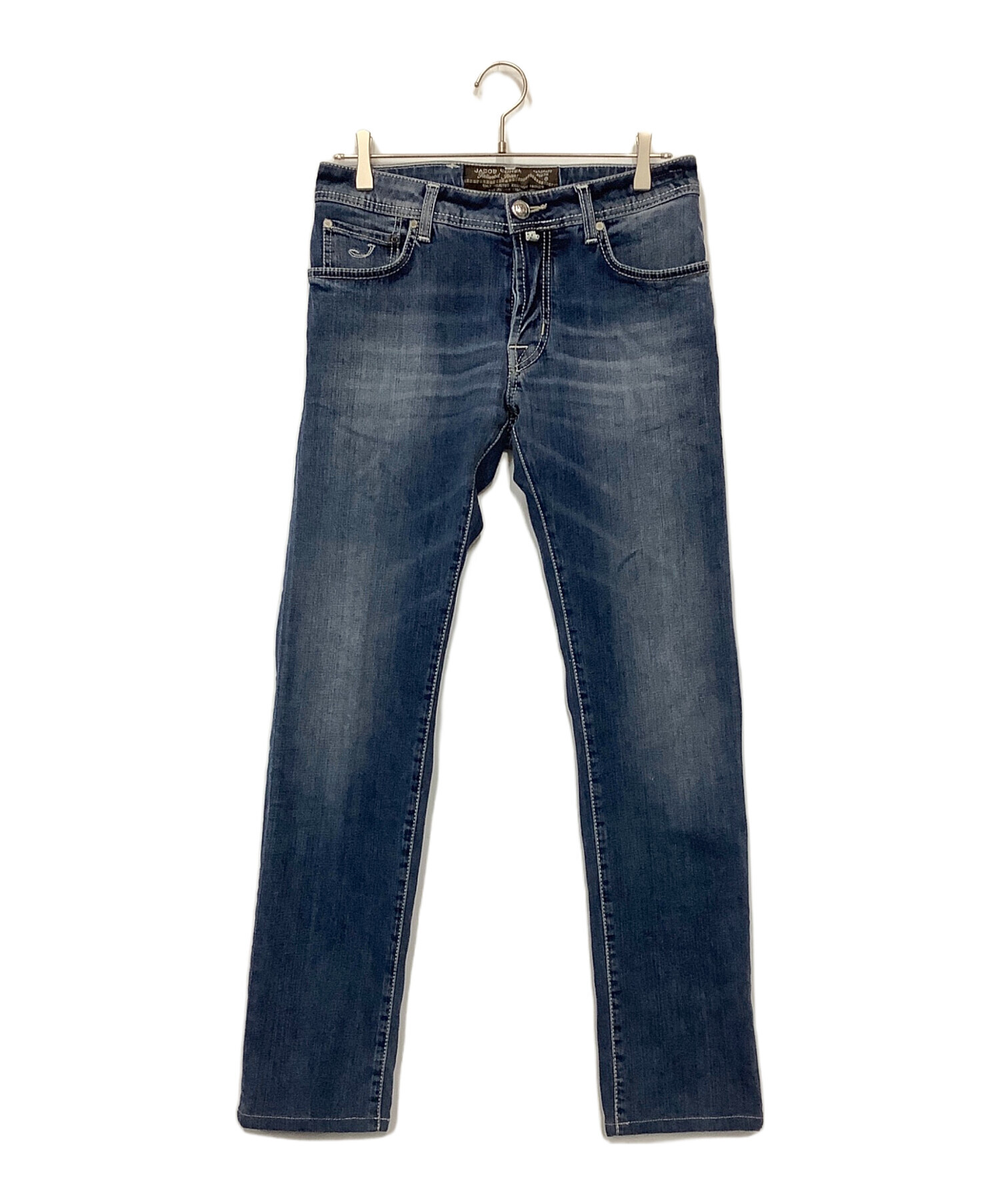 JACOB COHEN デニムパンツ 32(L位) インディゴ(デニム) 【古着】【中古】 中古・古着通販】JACOB COHEN (ヤコブコーエン) デニムパンツ