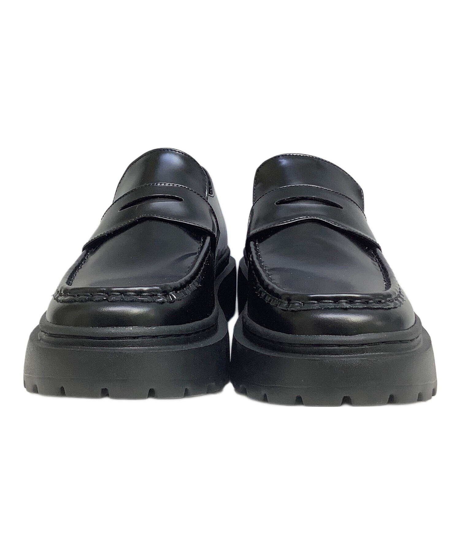 中古・古着通販】FILLIN TOKYO (フィルイン) ローファー ブラック 