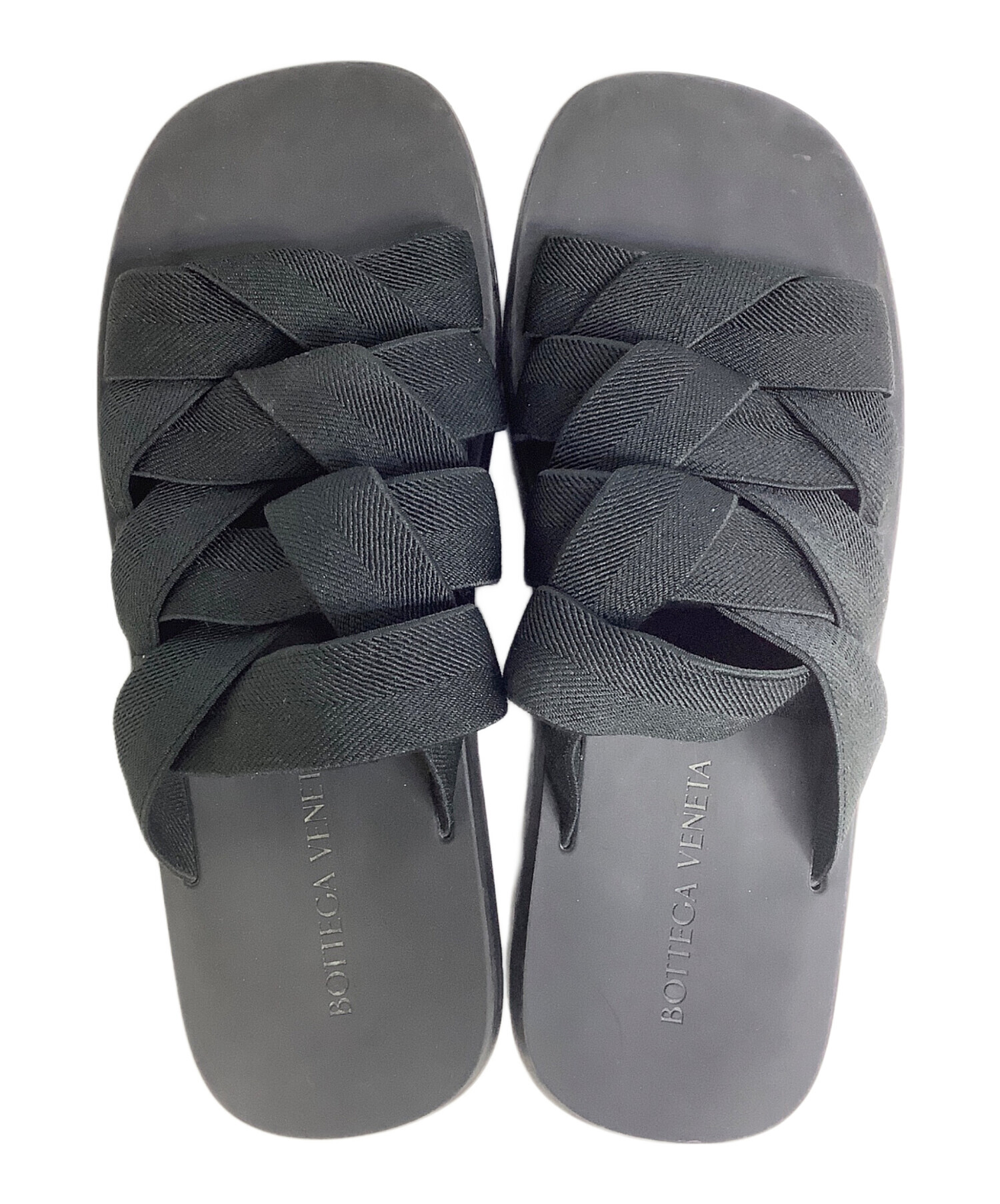 中古・古着通販】BOTTEGA VENETA (ボッテガベネタ) サンダル ブラック 