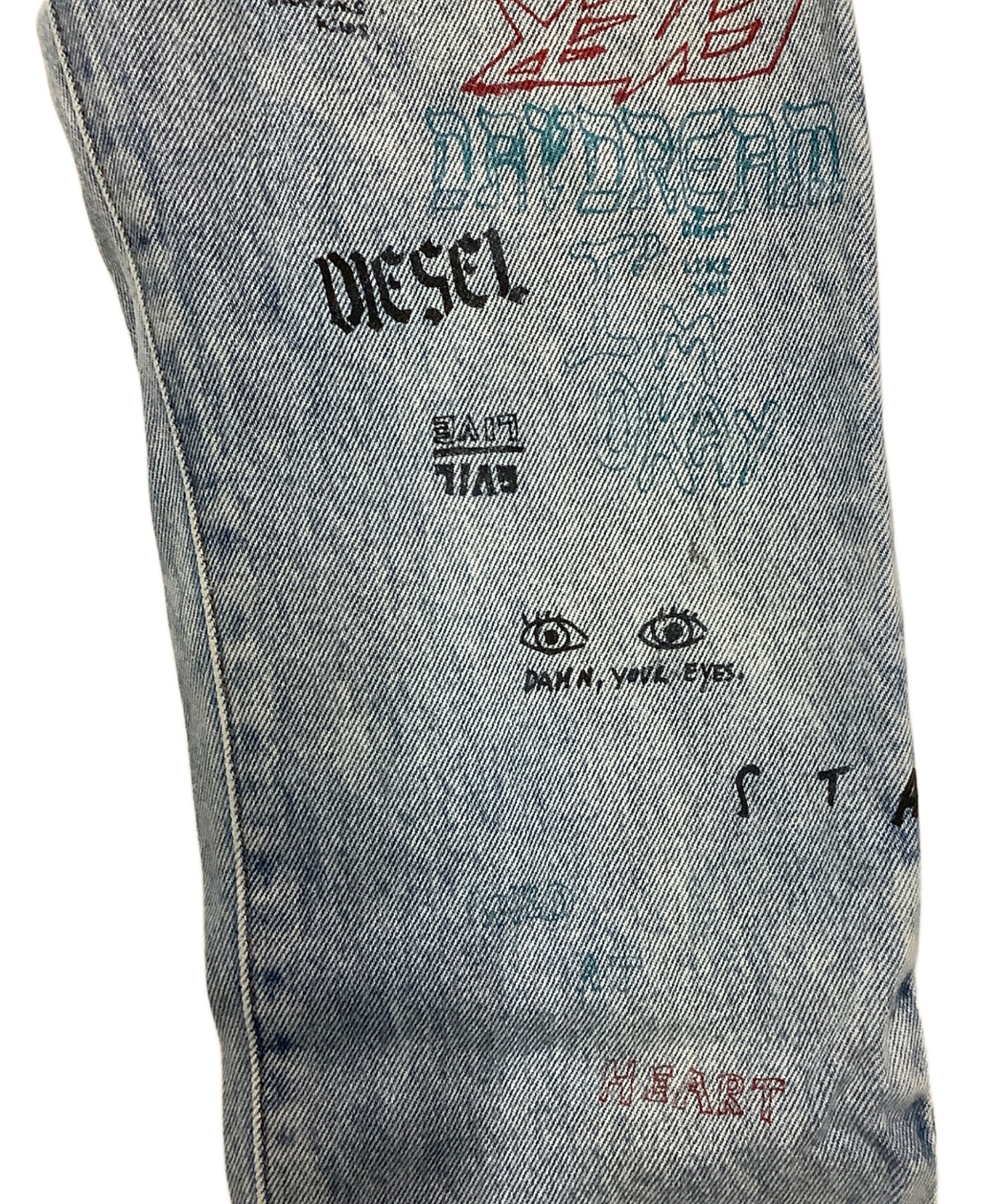 中古・古着通販】DIESEL (ディーゼル) デニムパンツ スカイブルー 