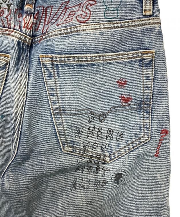 中古・古着通販】DIESEL (ディーゼル) デニムパンツ スカイブルー 
