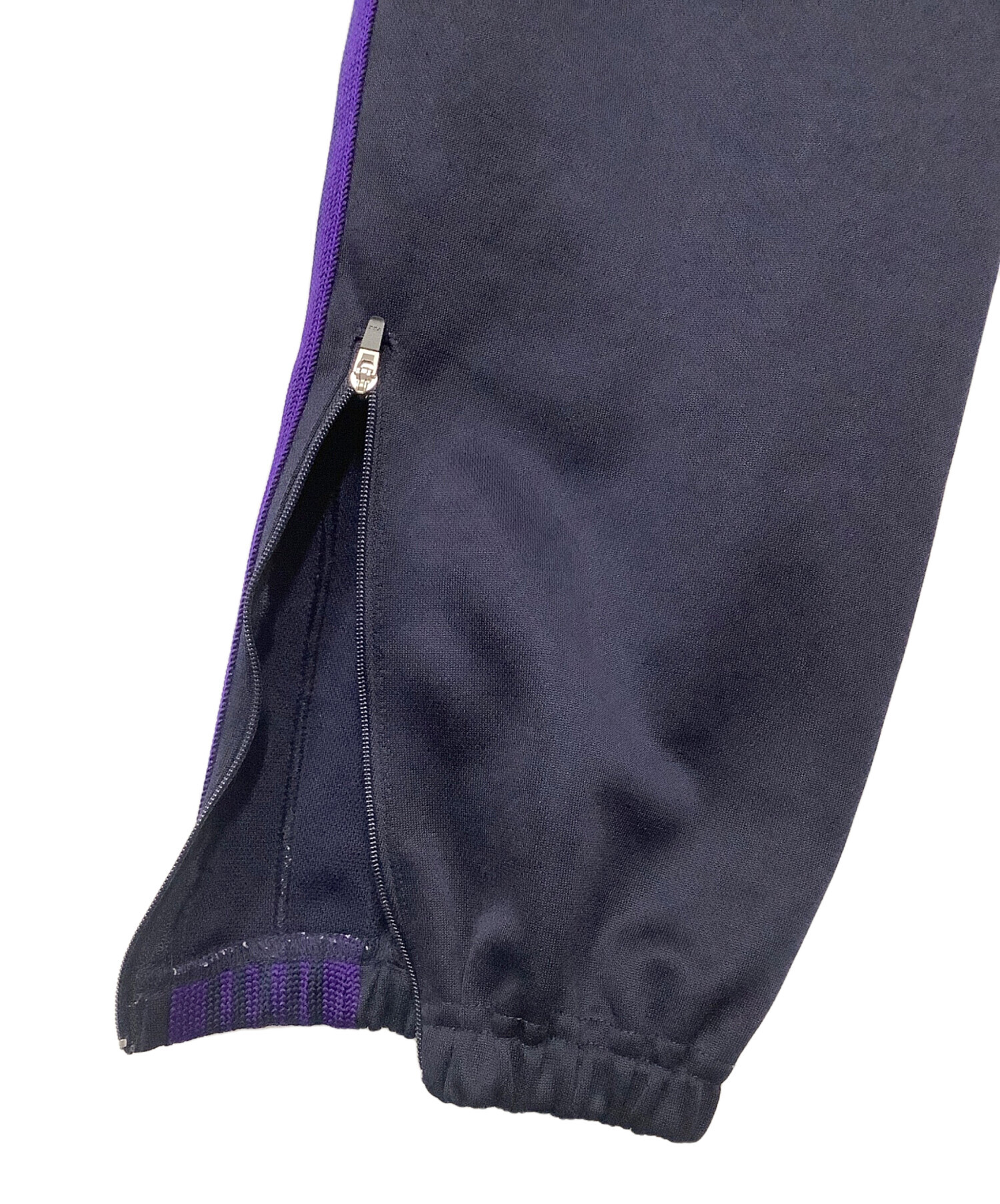 Needles トラックパンツ ブラック パープル XS GL368 Needles トラック