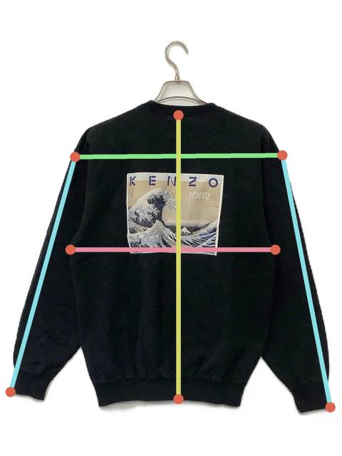 中古・古着通販】KENZO (ケンゾー) スウェット ブラック サイズ:M
