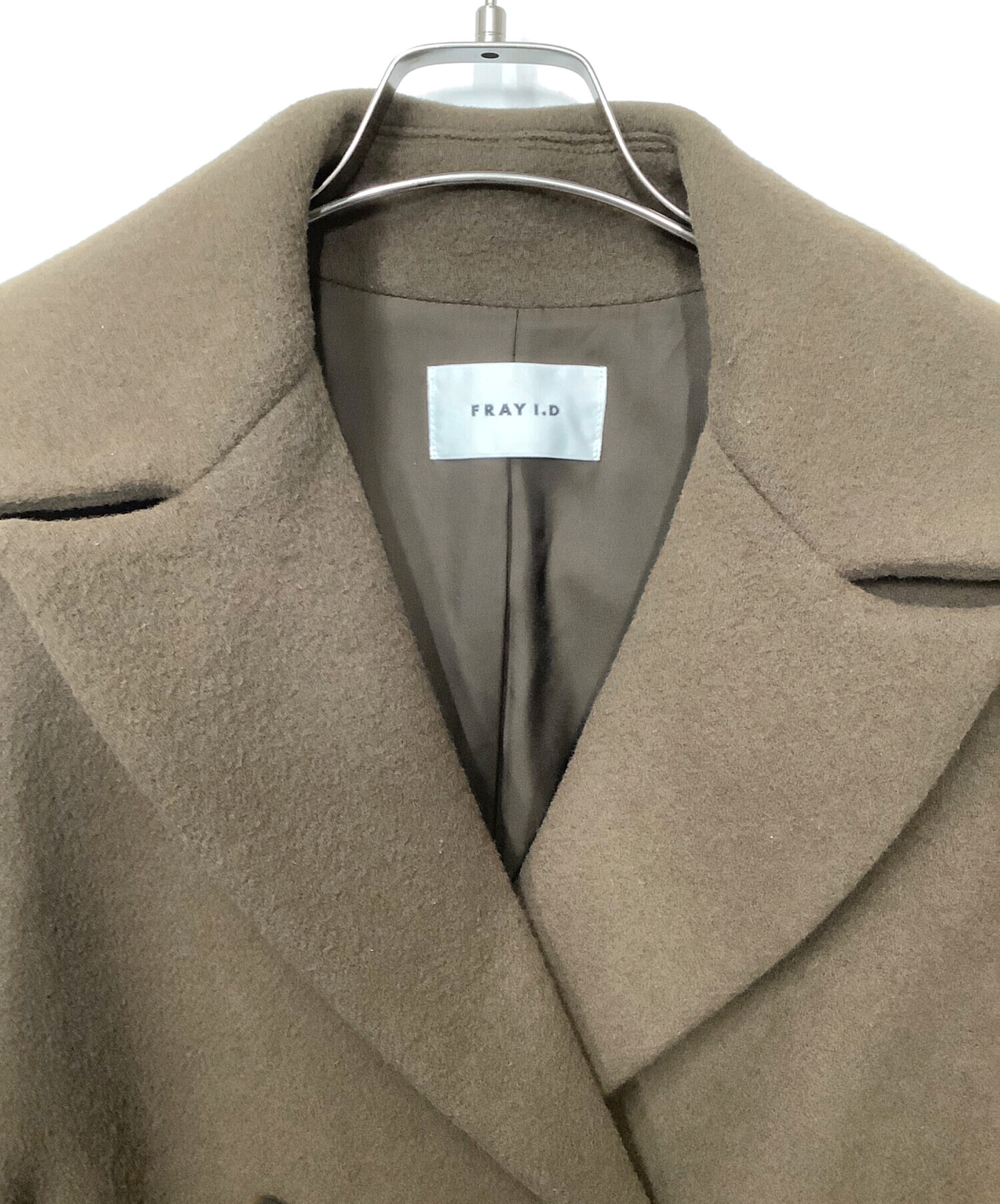 値下げしました！FRAY I.Dオンラインショップ完売のコートです‼️. 中古・古着通販】FRAY ID (フレイ アイディー) カラーロングコート