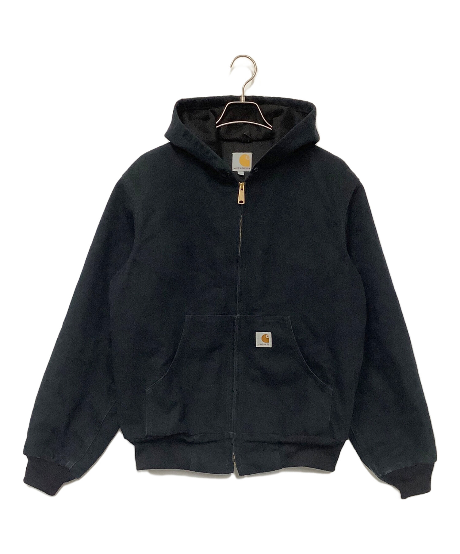 Carhartt カーハート アクティブジャケット パーカー ブラック 黒 古着 中古・古着通販】CarHartt (カーハート) アクティブジャケット