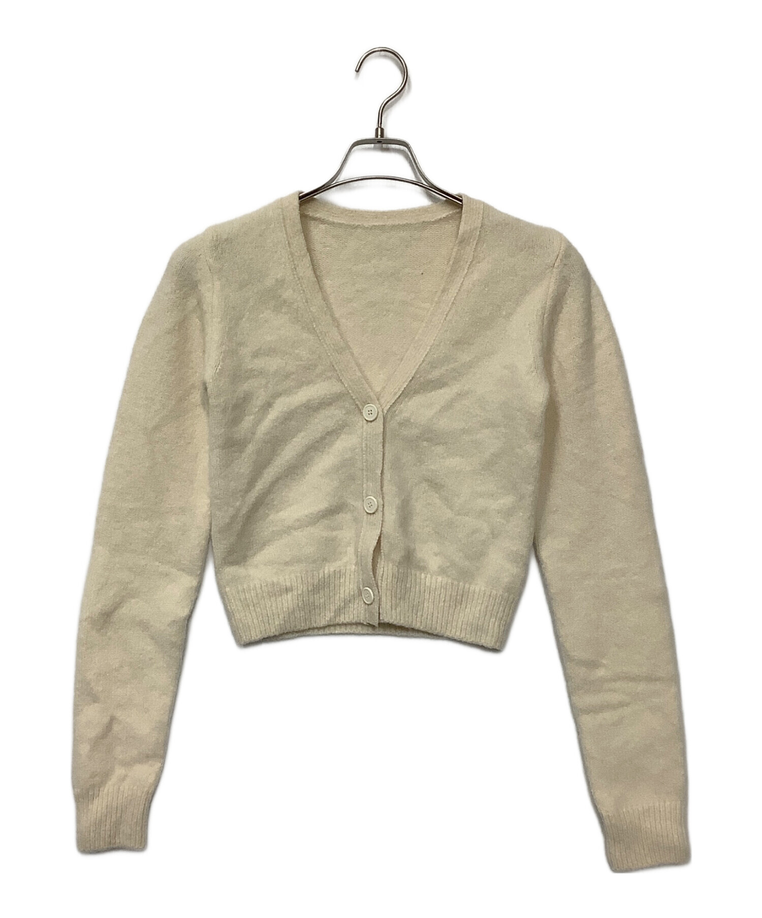 【ë BIOTOP】cotton silk compact cardigan 中古・古着通販】e BIOTOP (ビオトープ) cashmere Vneck compact