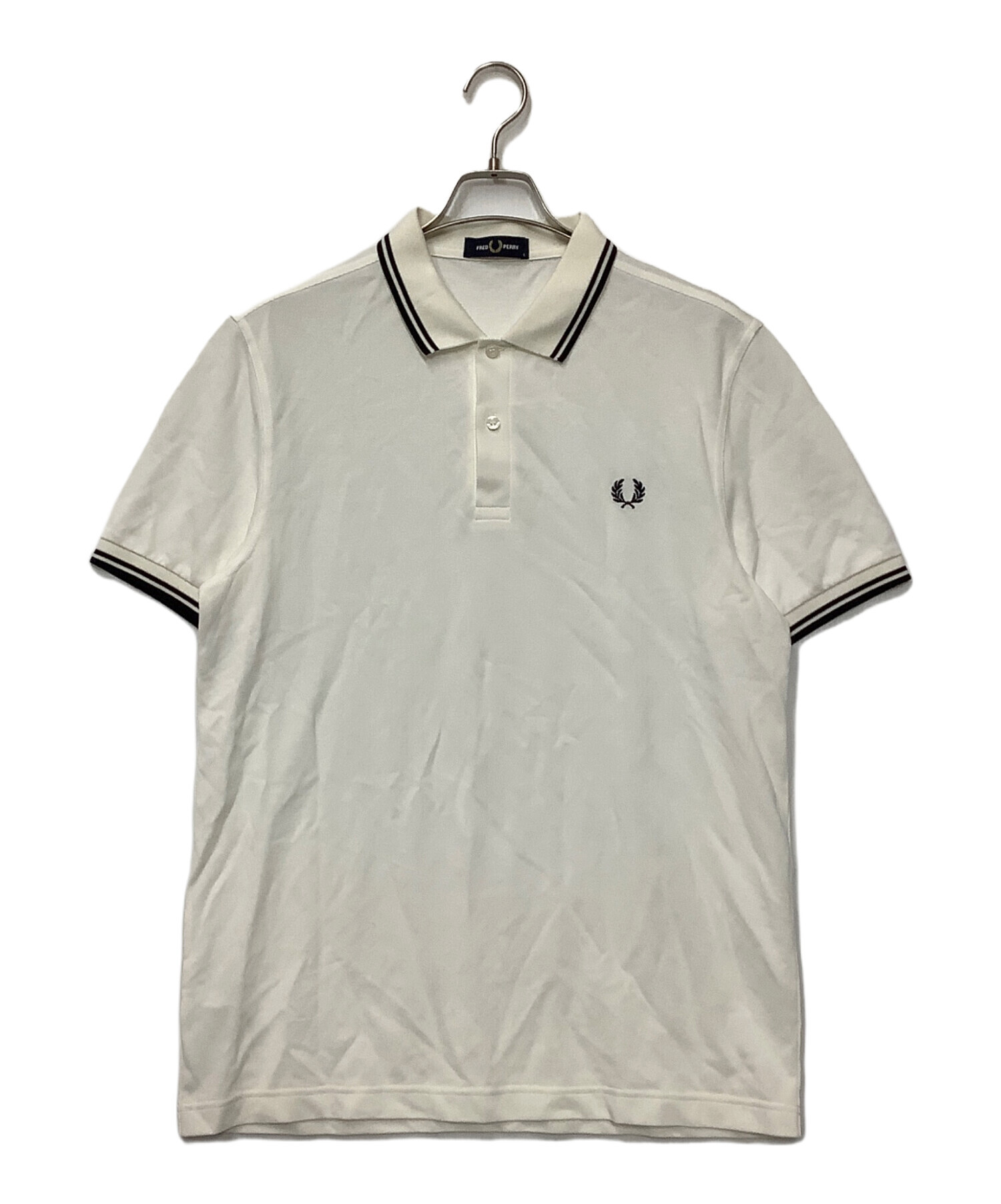 中古・古着通販】FRED PERRY (フレッドペリー) ポロシャツ ホワイト