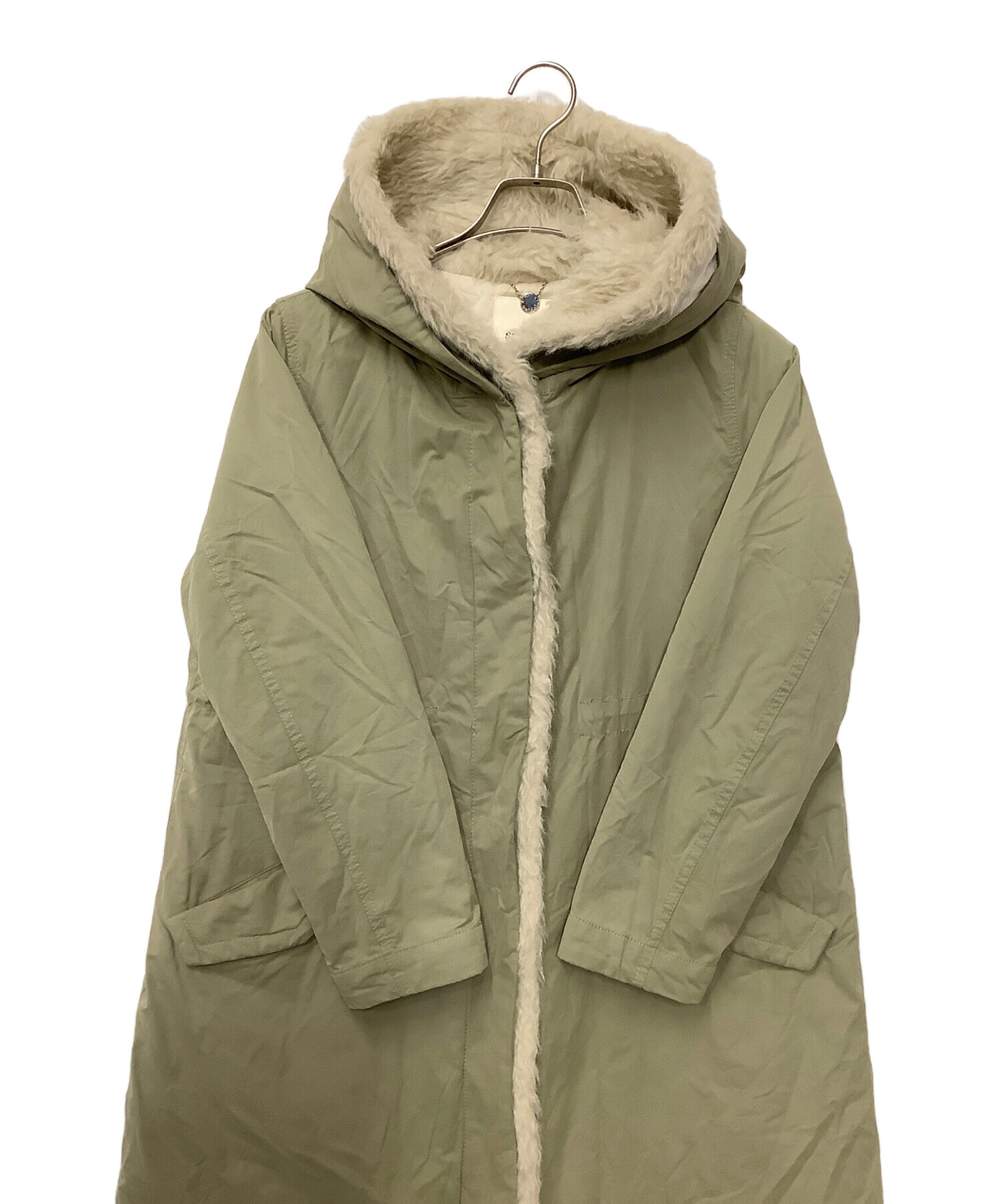 中古・古着通販】Snidel (スナイデル) ロングモッズコート カーキ