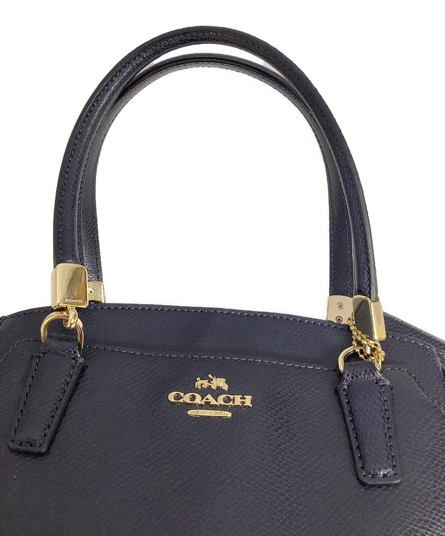 中古・古着通販】COACH (コーチ) ハンドバッグ ネイビー｜ブランド