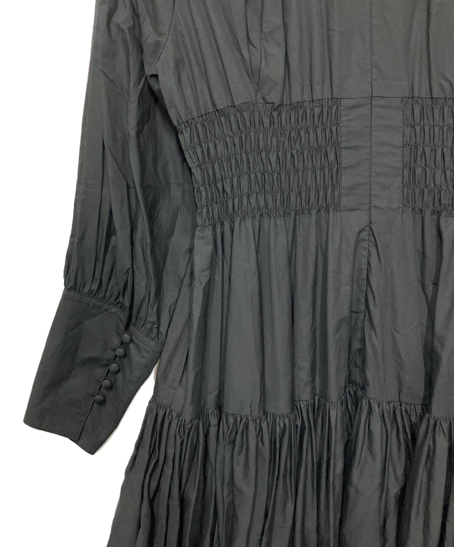 中古・古着通販】foufou (フーフー) THE DRESS AMADEUS ブラック 