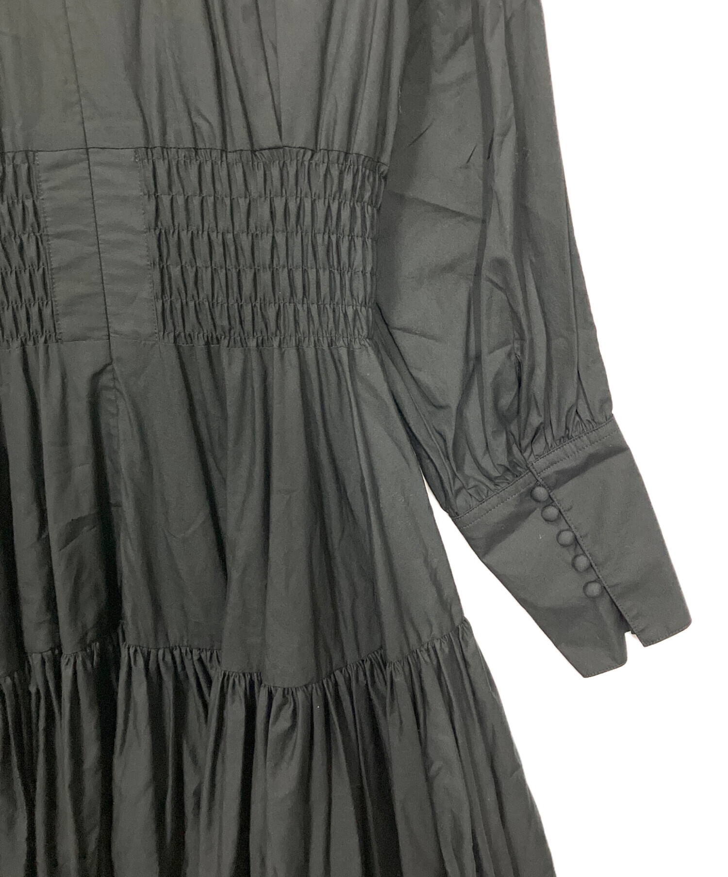 中古・古着通販】foufou (フーフー) THE DRESS AMADEUS ブラック