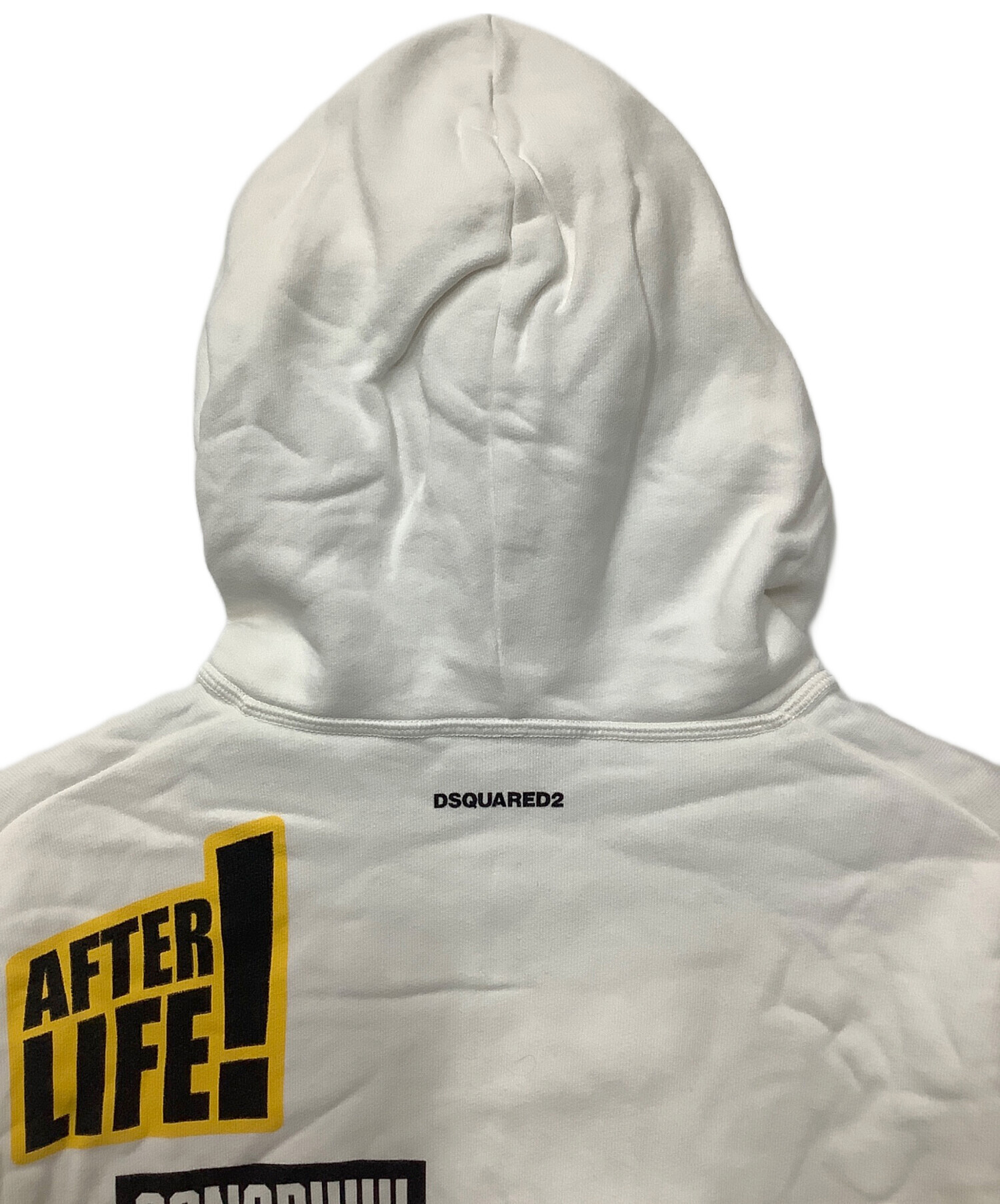 中古・古着通販】DSQUARED2 (ディースクエアード) パーカー ホワイト