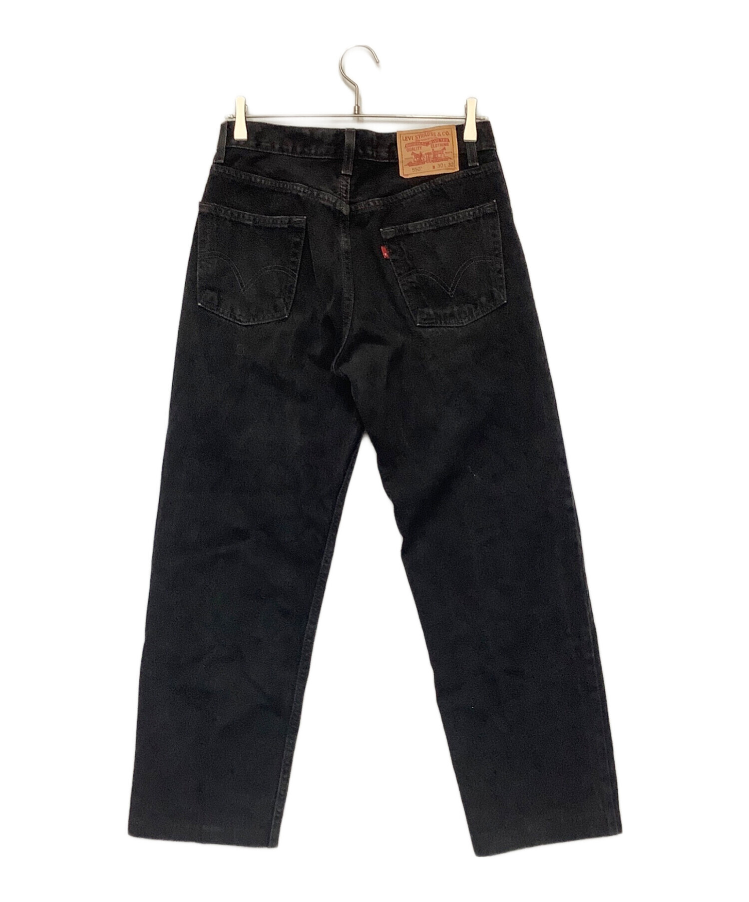 中古・古着通販】LEVI'S (リーバイス) デニムパンツ ブラック サイズ