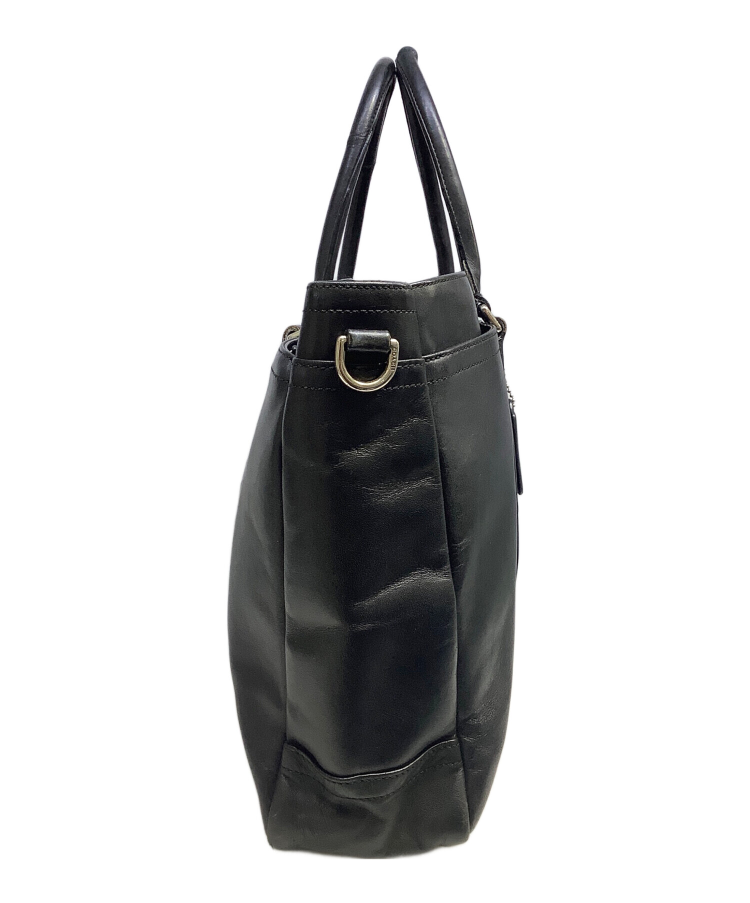 【中古】COACH 黒 ビジネスバッグ 中古・古着通販】COACH (コーチ) ビジネスバッグ ブラック｜ブランド
