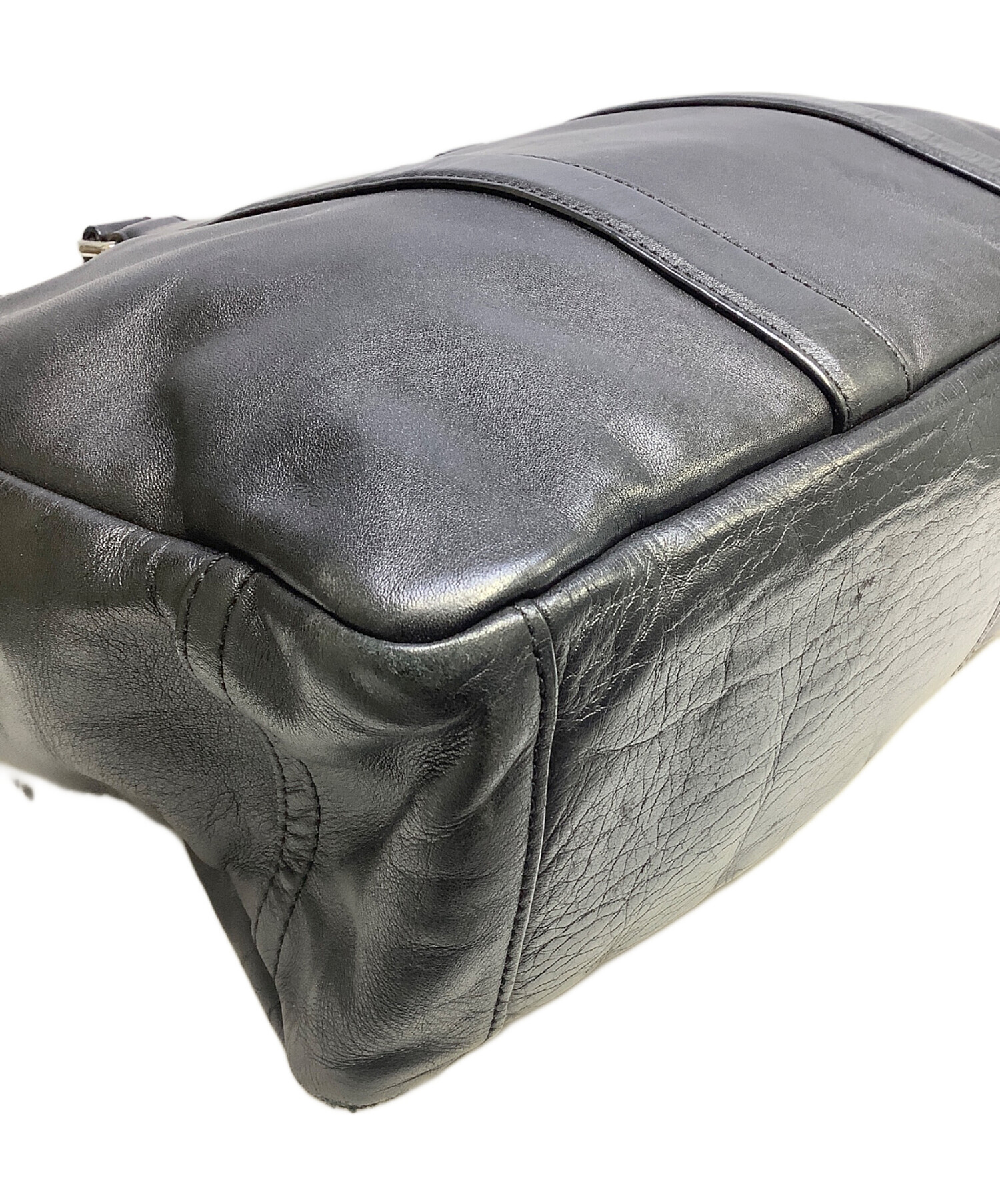 中古・古着通販】COACH (コーチ) ビジネスバッグ ブラック｜ブランド