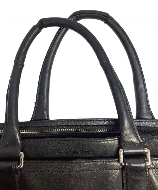中古・古着通販】COACH (コーチ) ビジネスバッグ ブラック｜ブランド