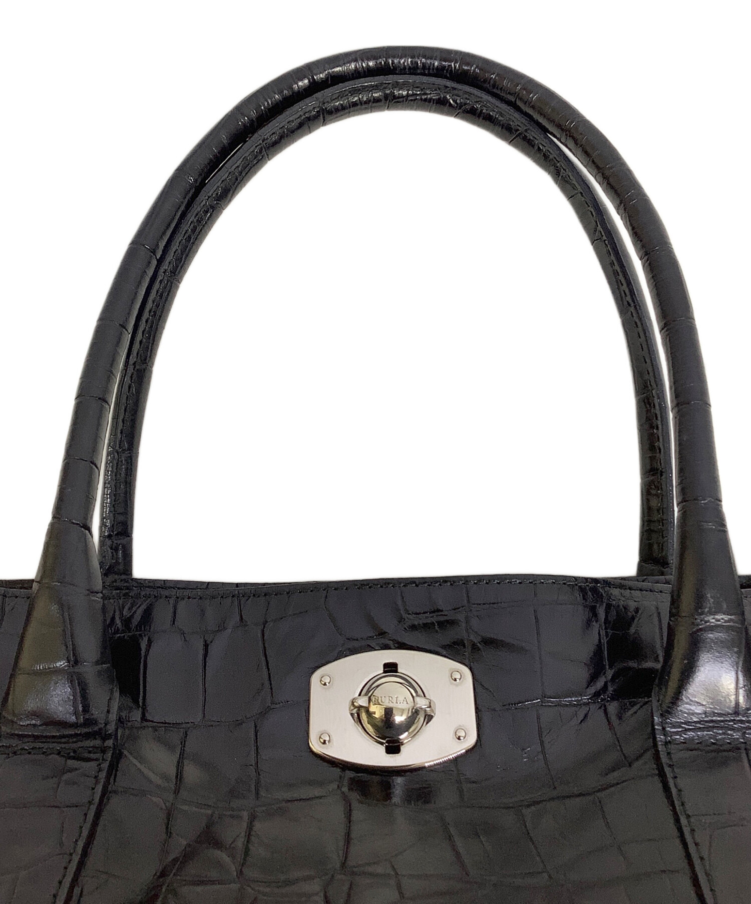 中古・古着通販】FURLA (フルラ) トートバッグ ブラック｜ブランド