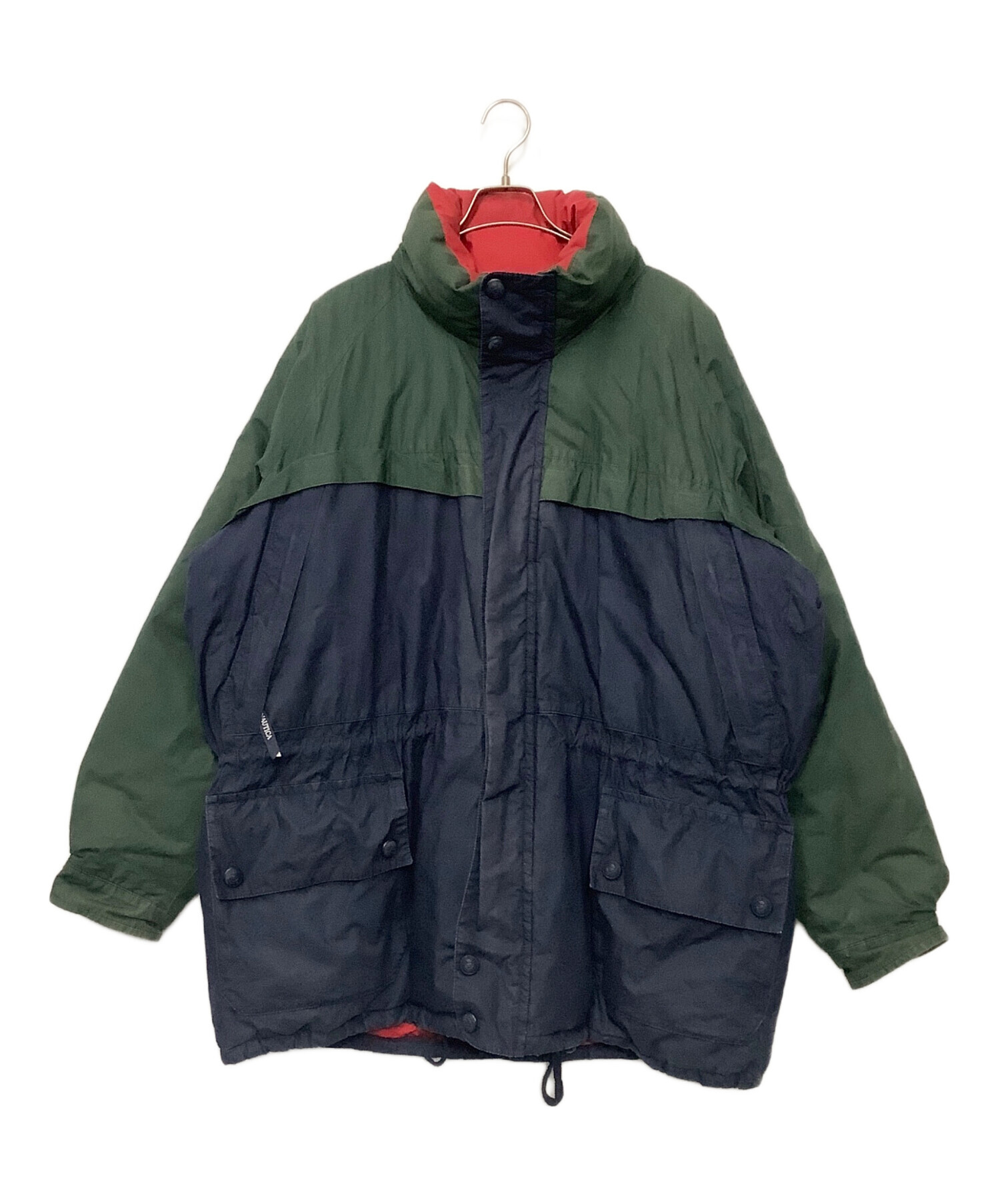 【極暖】nautica ノーティカダウンジャケット リアルファー 美品 XL相当 中古・古着通販】NAUTICA (ノーティカ) ダウンジャケット ネイビー