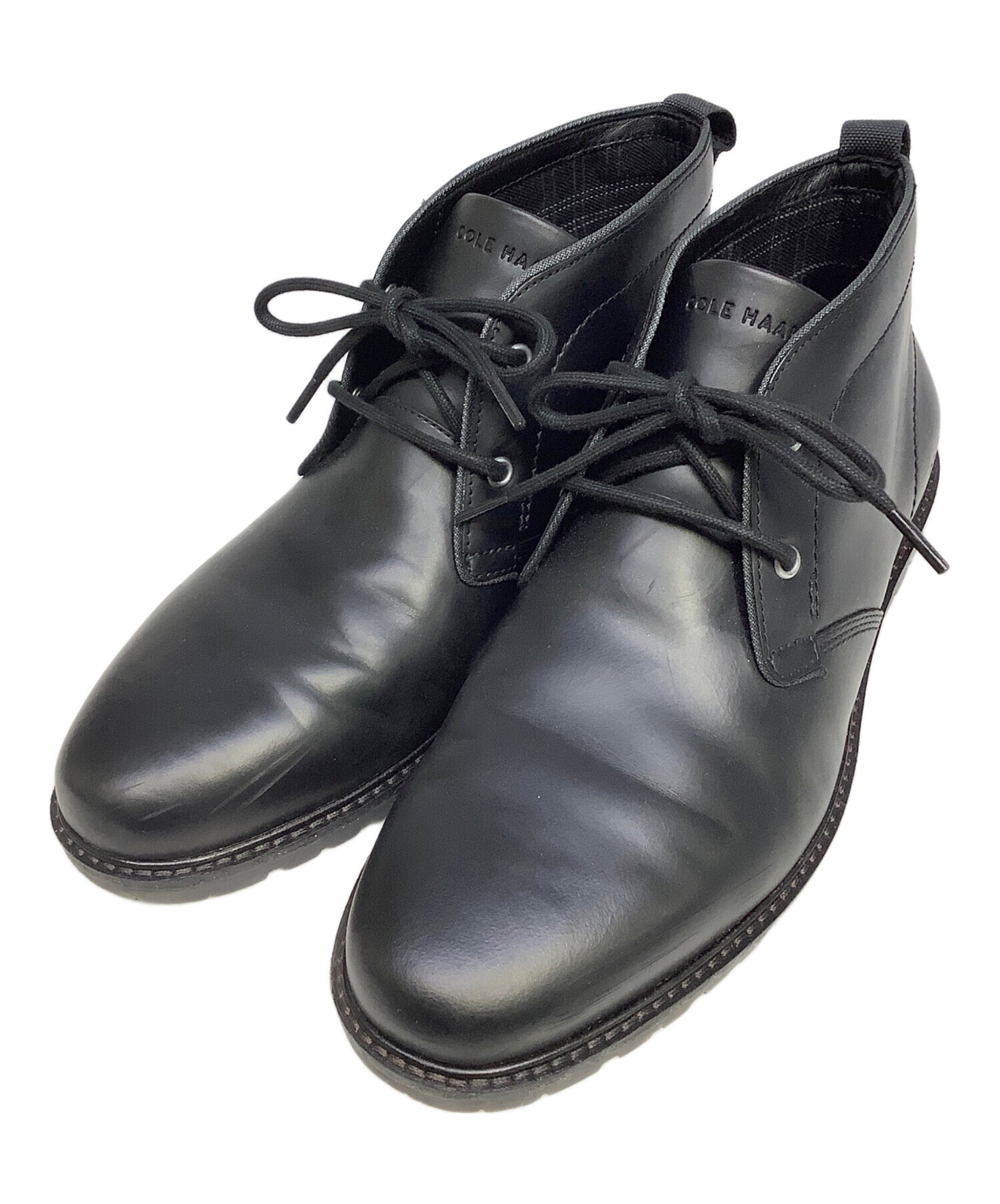 中古・古着通販】COLE HAAN (コールハーン) チャッカーブーツ ブラック 