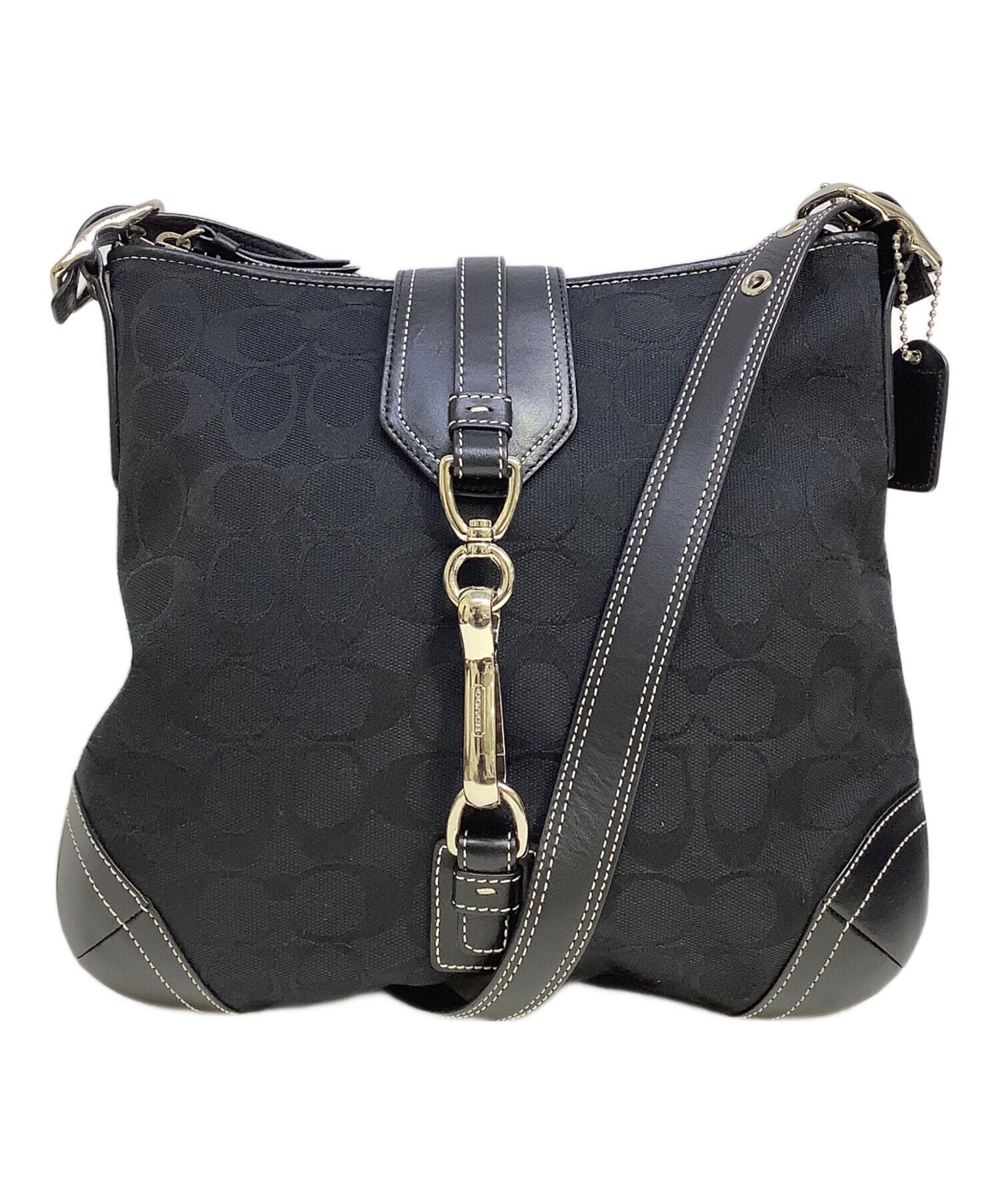 中古・古着通販】COACH (コーチ) ショルダーバッグ ブラック｜ブランド 