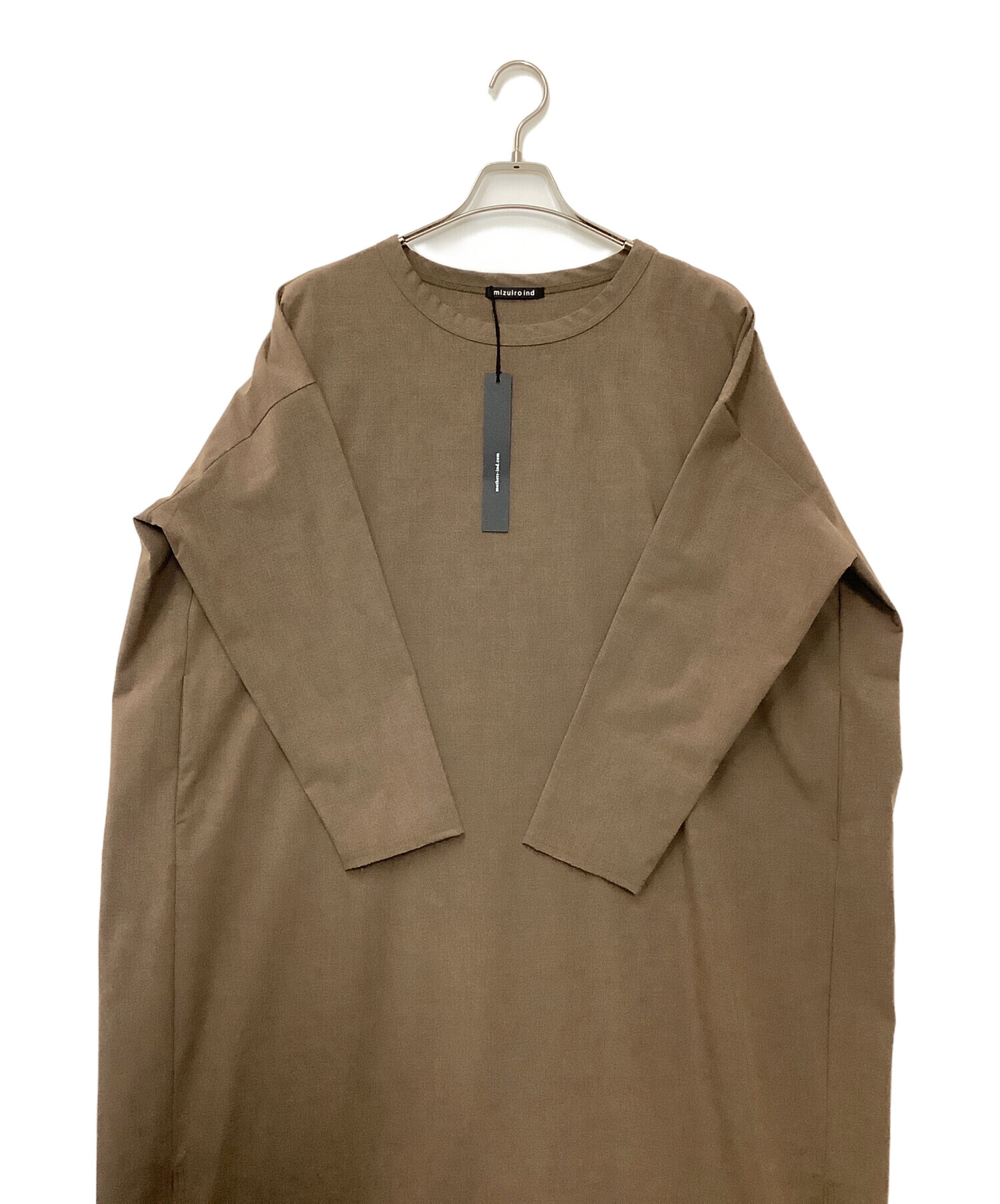 中古・古着通販】mizuiro-ind (ミズイロインド) 長袖ワンピース
