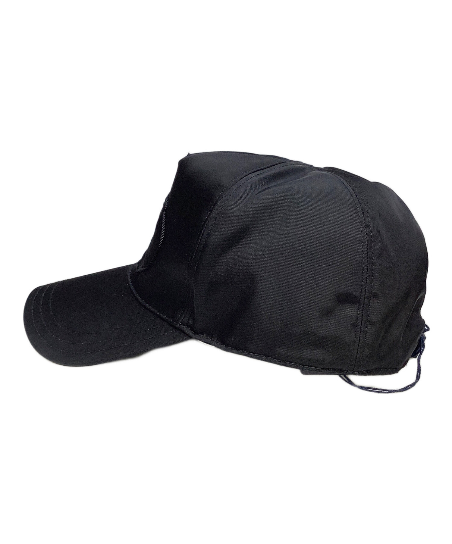 PRADA キャップ ブラックMサイズ 中古・古着通販】PRADA (プラダ) キャップ ブラック サイズ:M