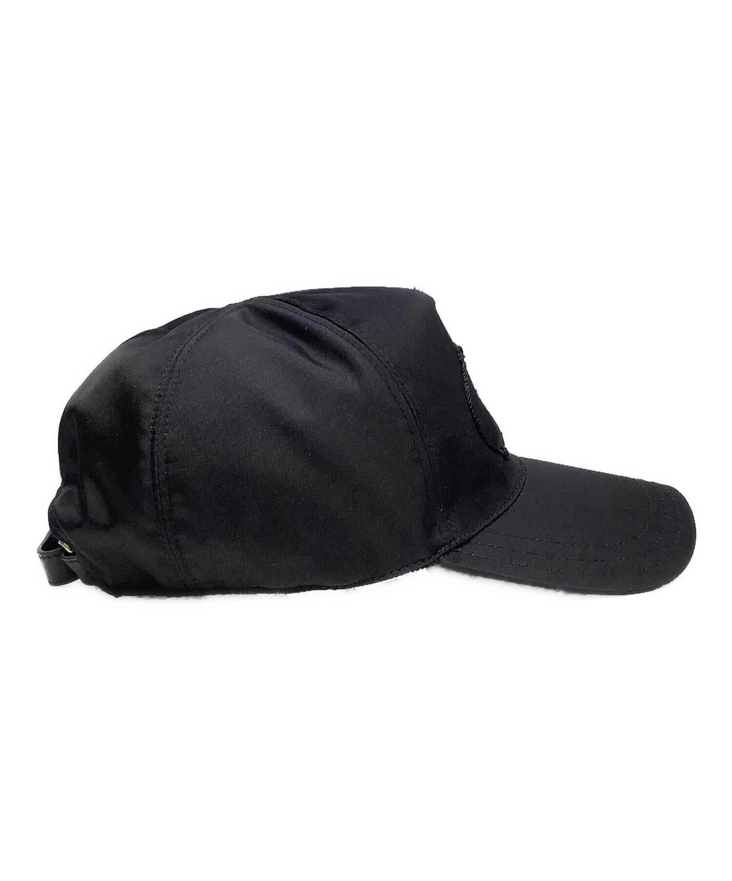 中古・古着通販】PRADA (プラダ) キャップ ブラック サイズ:M