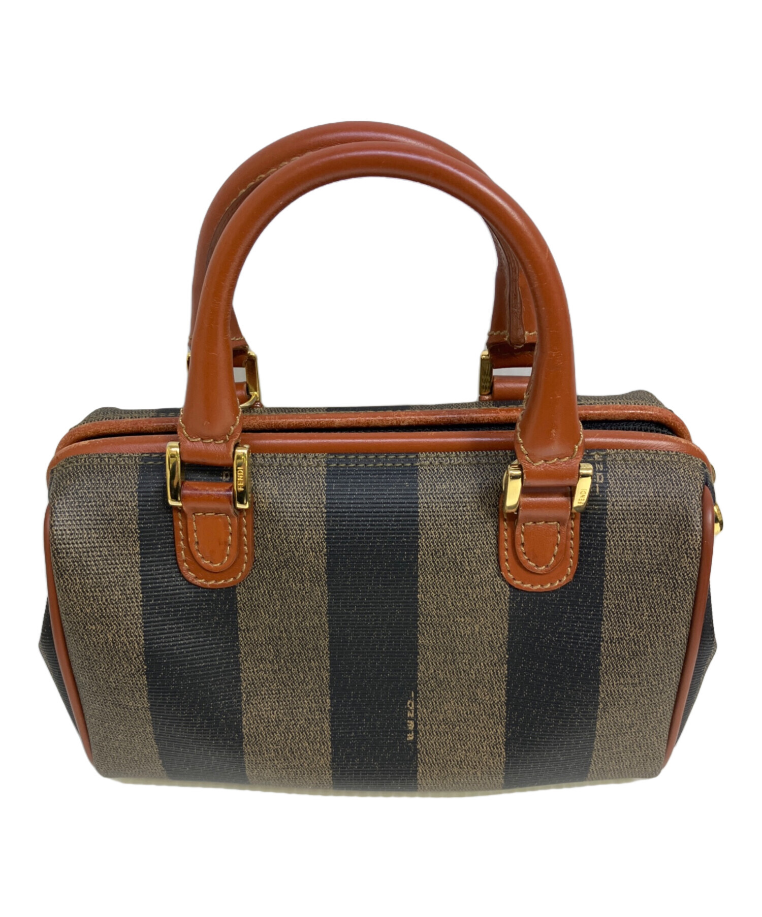 中古・古着通販】FENDI (フェンディ) ミニボストンバッグ ブラウン