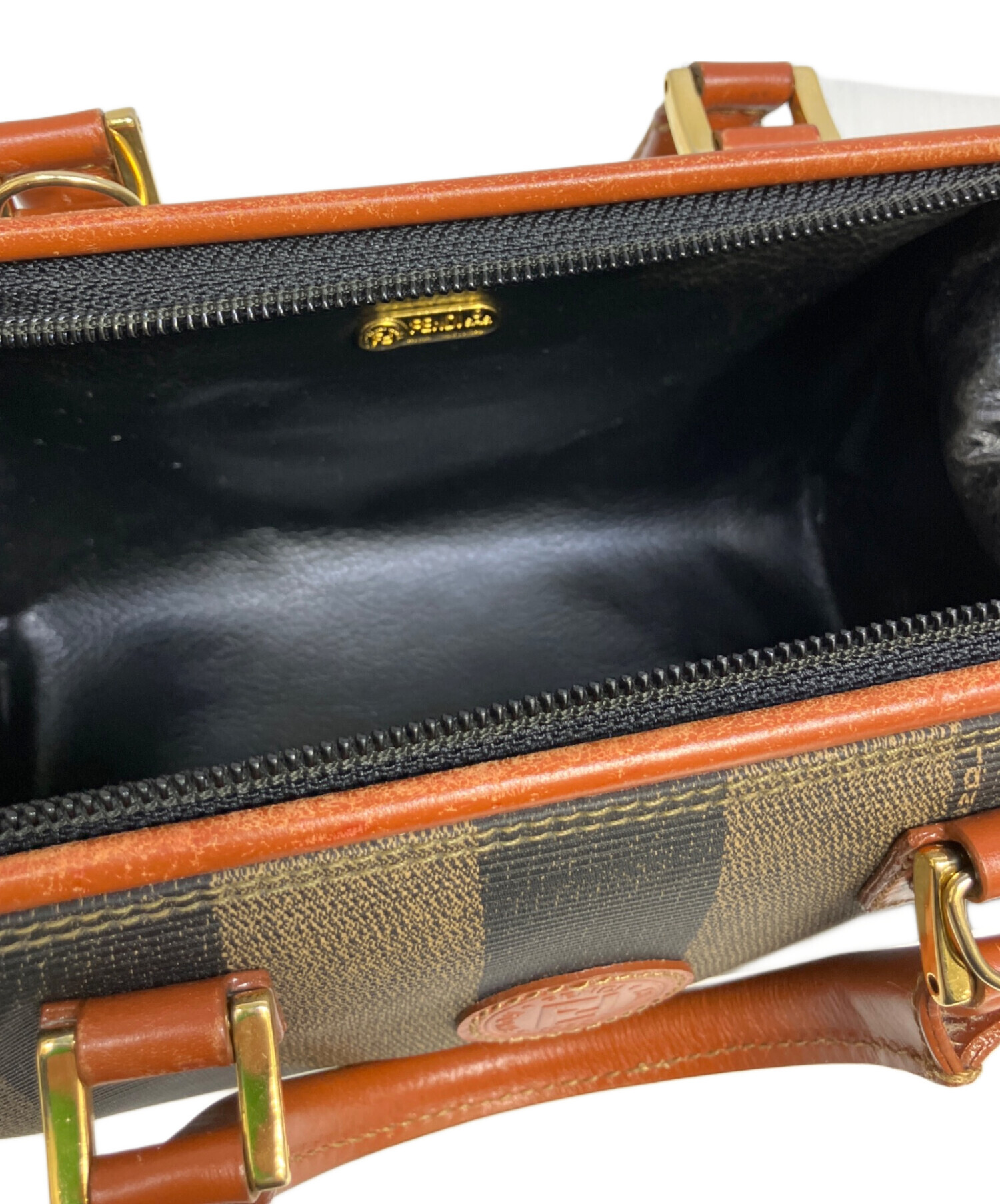 中古・古着通販】FENDI (フェンディ) ミニボストンバッグ ブラウン