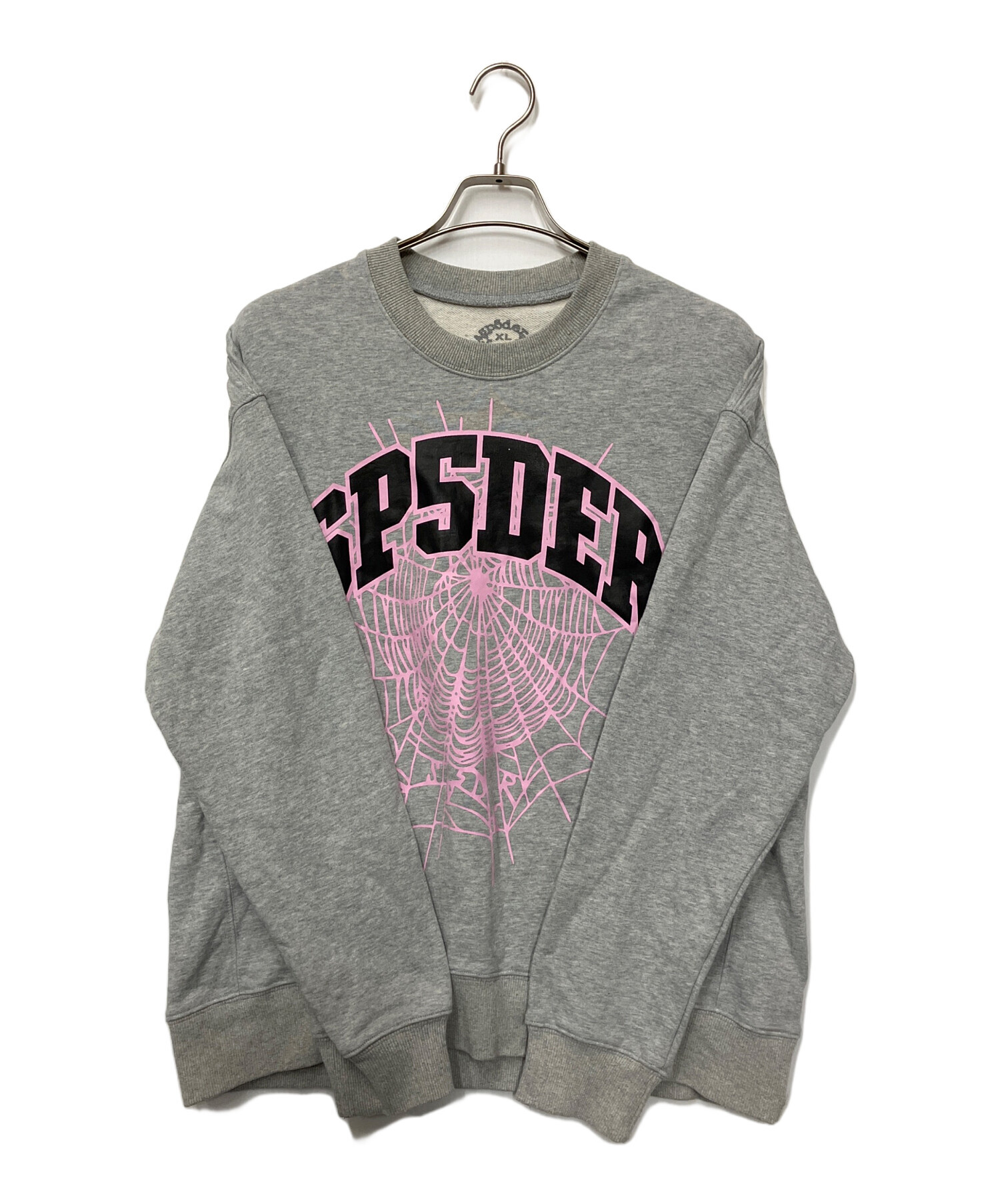 中古・古着通販】SP5DER (スパイダー) スウェット グレー サイズ:XL