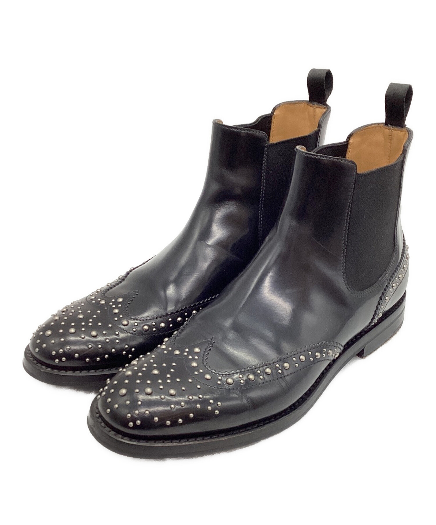 Church's ブラック チェルシーブーツ Church's ブラック チェルシー