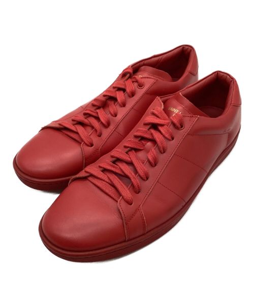 【新品未使用】大特価SAINT LAURENT レッド スエード シューズ 新品未使用】大特価SAINT LAURENT レッド スエード シューズ STORES.jp